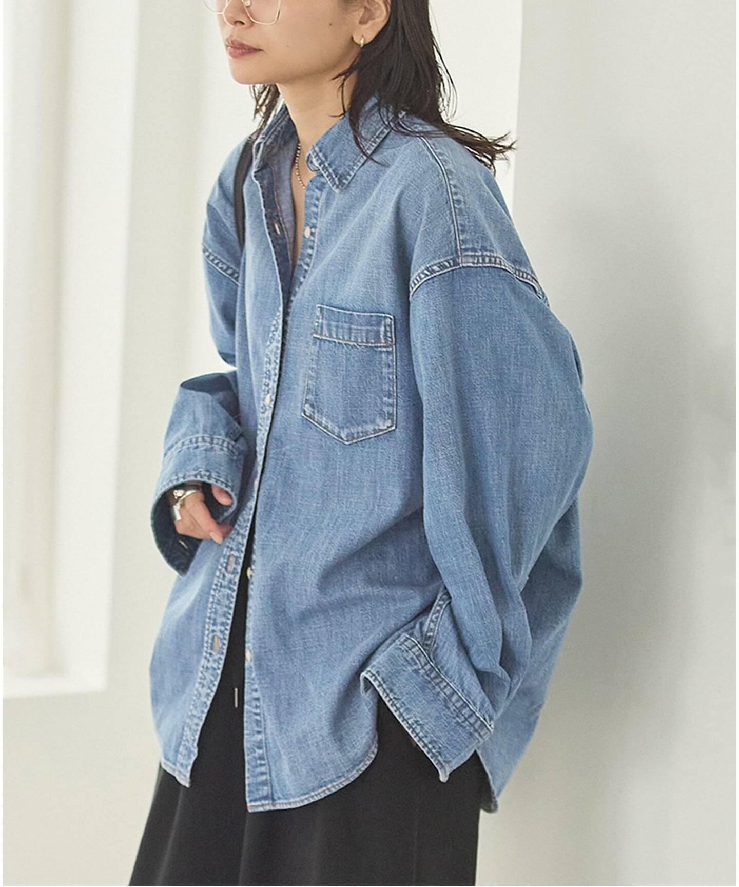 JOURNAL STANDARD ライトオンスデニムシャツ 予約》コーンデニムライトオンス シャツ（シャツ／ブラウス）｜JOURNAL