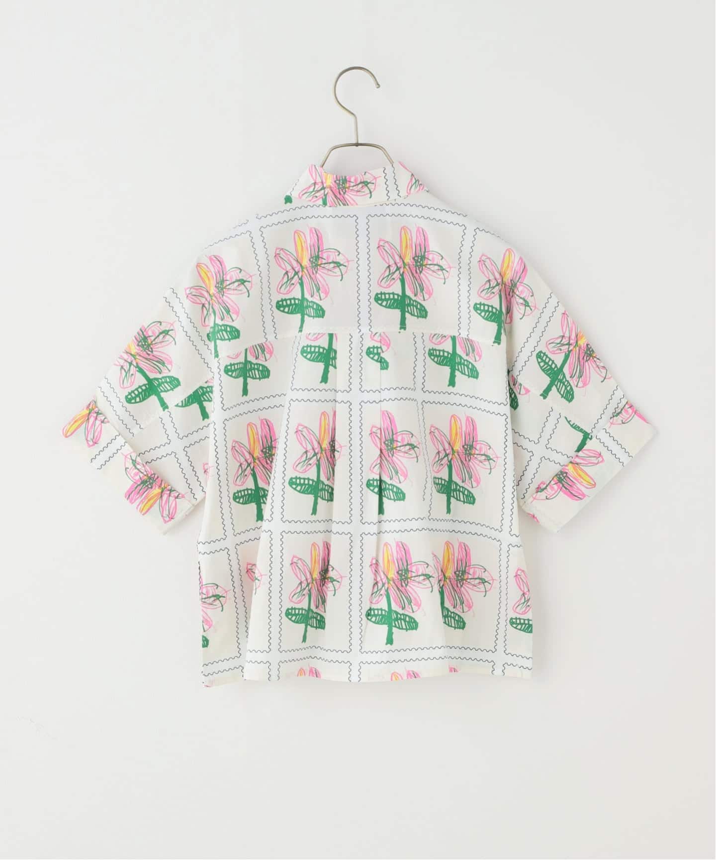 Mii / ミイ】SCREEN PRINTED HAND EMBROIDERED SHIR（シャツ／ブラウス