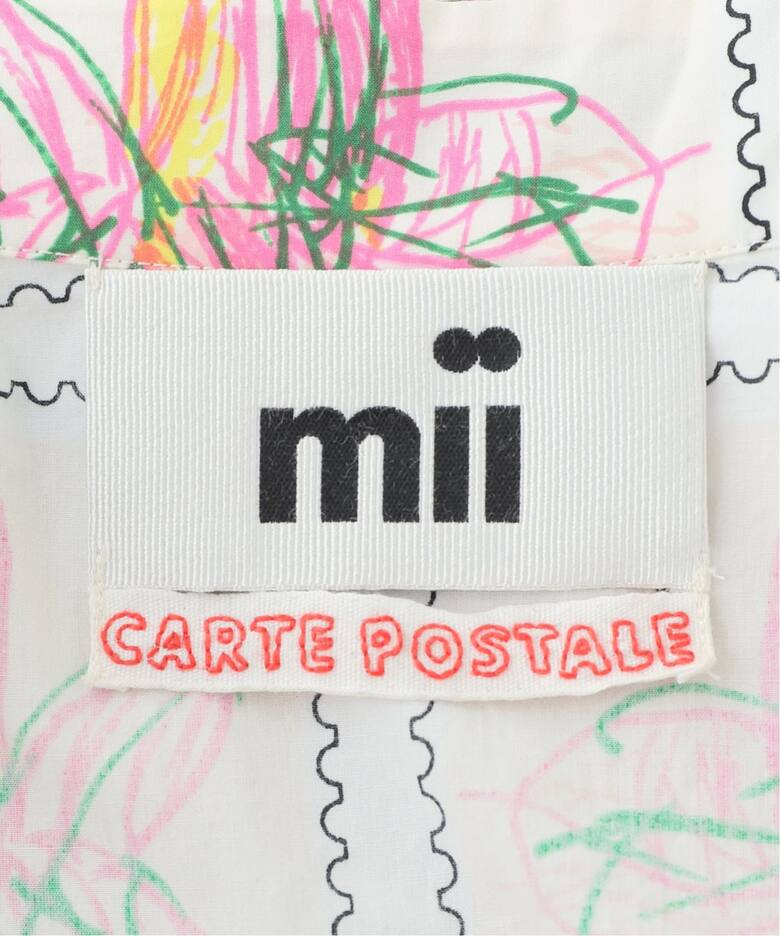 Mii / ミイ】SCREEN PRINTED HAND EMBROIDERED SHIR（シャツ／ブラウス 