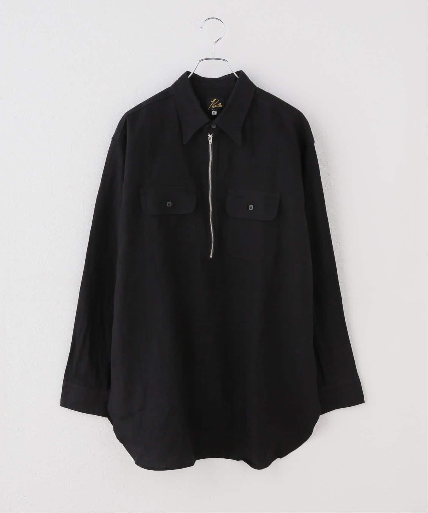 NEEDLES / ニードルズ】Half Zip Work Shirt(シャツ/ブラウス NEEDLES / ニードルズ】Half Zip Work Shirt(シャツ/ブラウス
