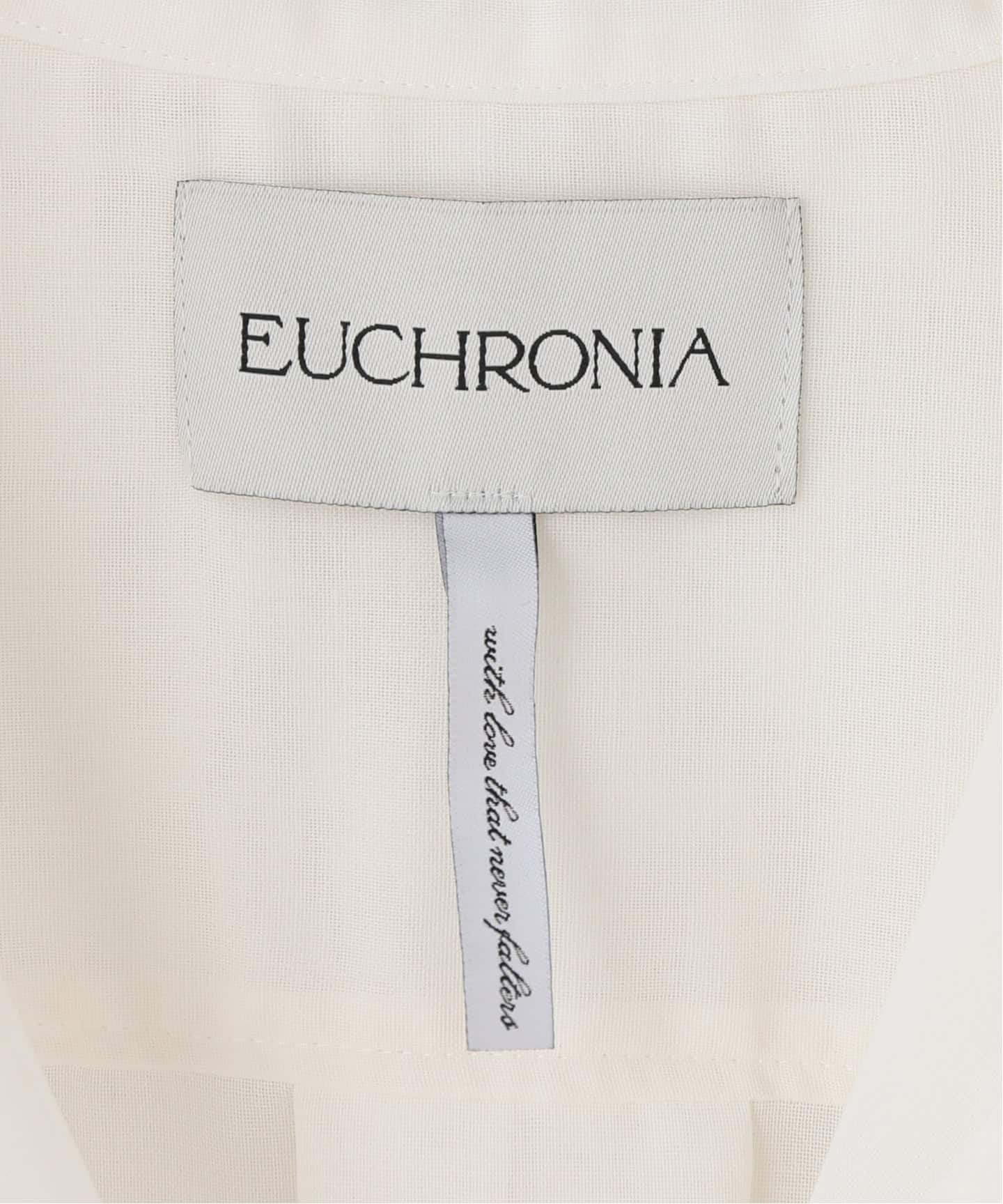 EUCHRONIA / ユークロニア】 2way Lace Glitch Shirt（シャツ