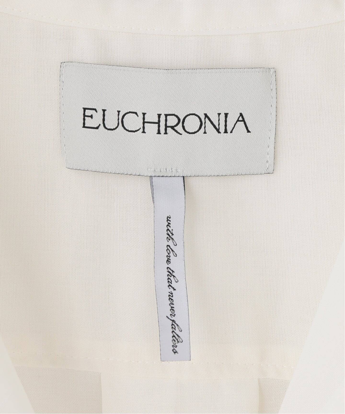 EUCHRONIA / ユークロニア】 2way Lace Glitch Shirt（シャツ 