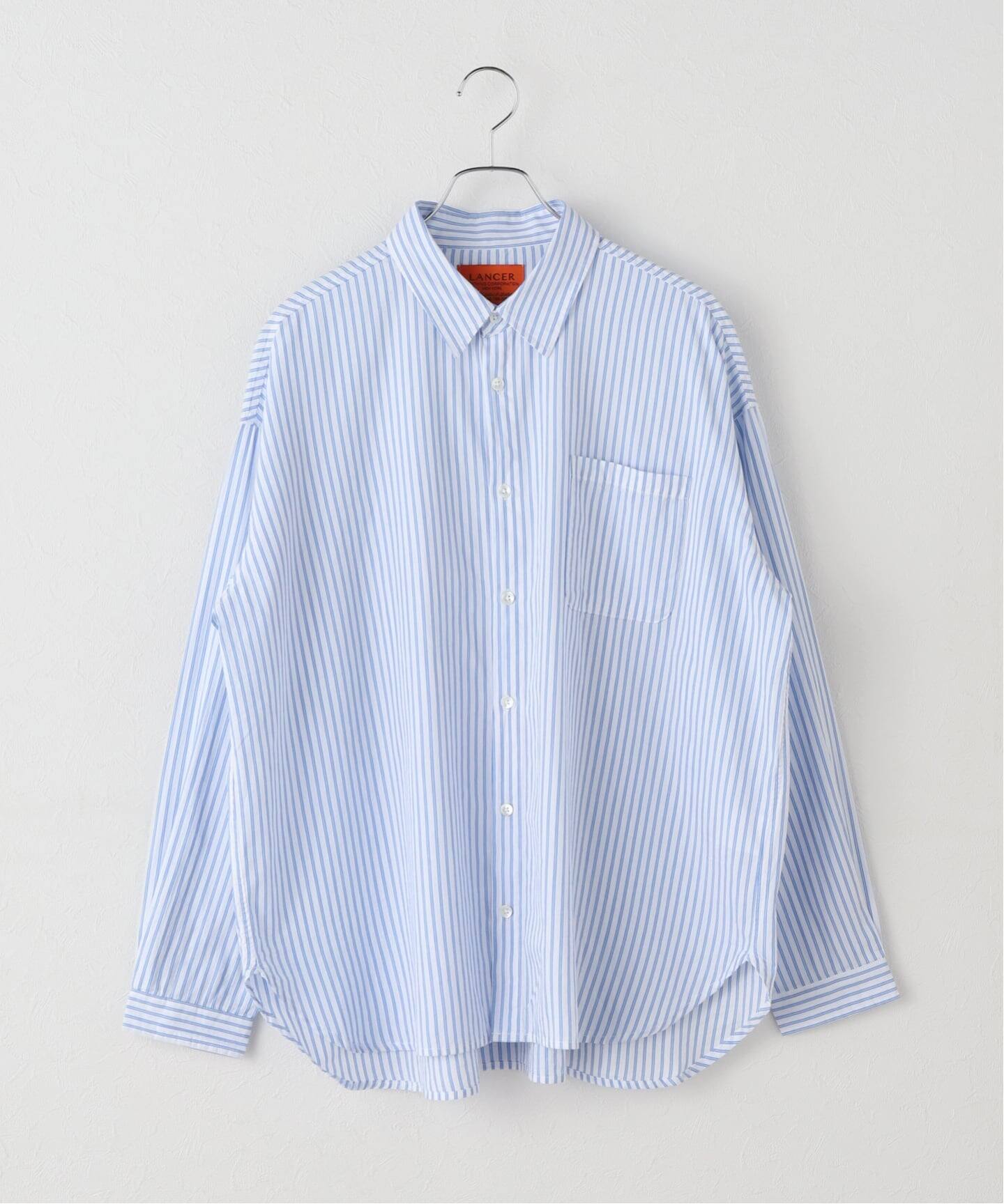 LANCER CLOTHING CORPORATION】 オーバーFITストライプシャツ（シャツ 