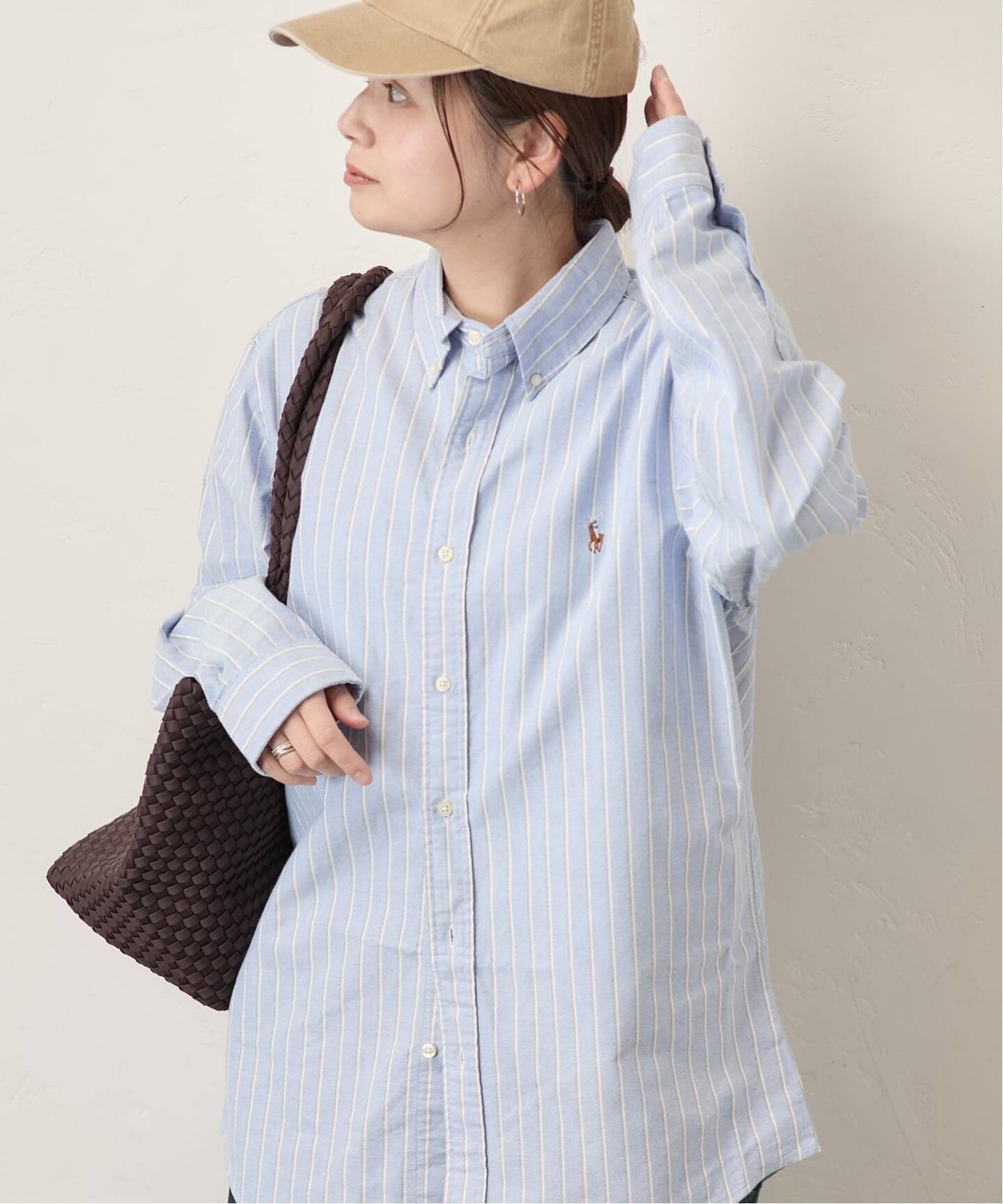 POLO RALPH LAUREN(ポロラルフローレン)：ブラウス/パフスリーブ ポロ ラルフローレン パフスリーブ ブラウス（POLO RALPH LAUREN Puff