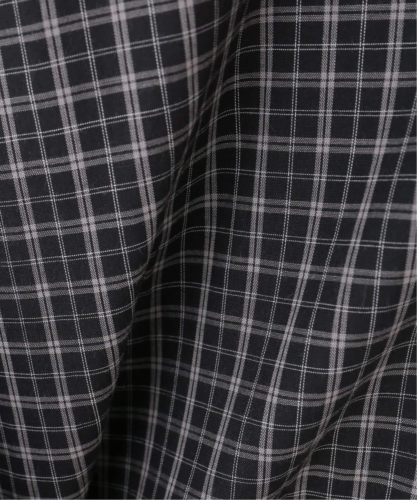 gimaguas/ギマガス】 JEREMY SHIRT CHECKS GREY（シャツ／ブラウス