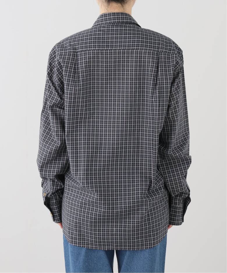 gimaguas/ギマガス】 JEREMY SHIRT CHECKS GREY（シャツ／ブラウス 