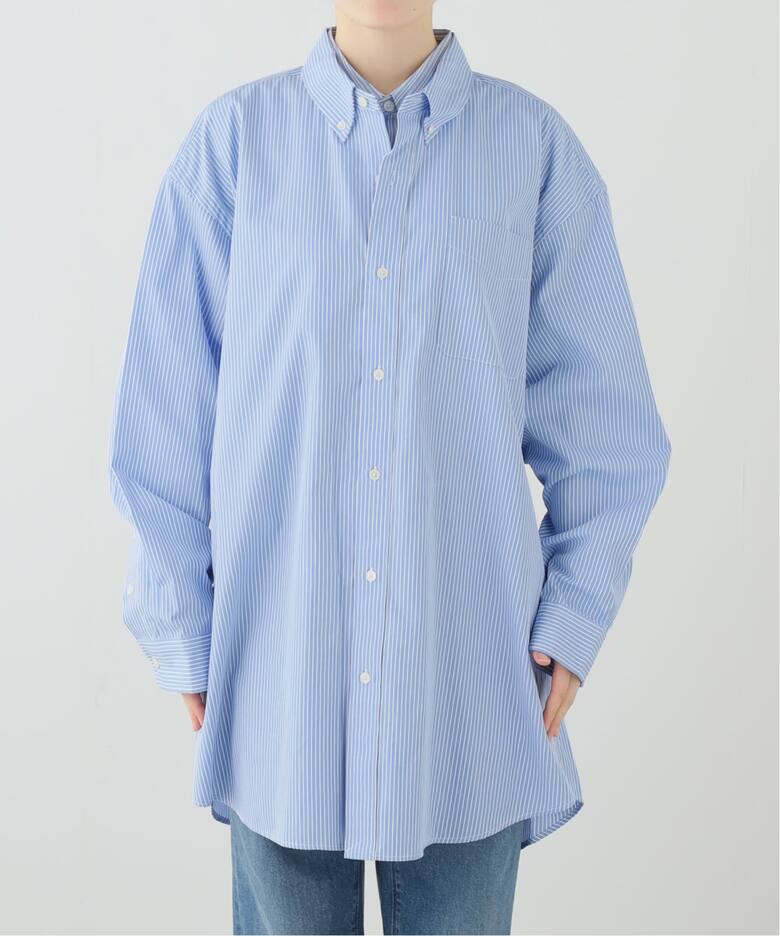 RHODOLIRION /ロドリリオン】 Double Layer Button down Shirt（シャツ