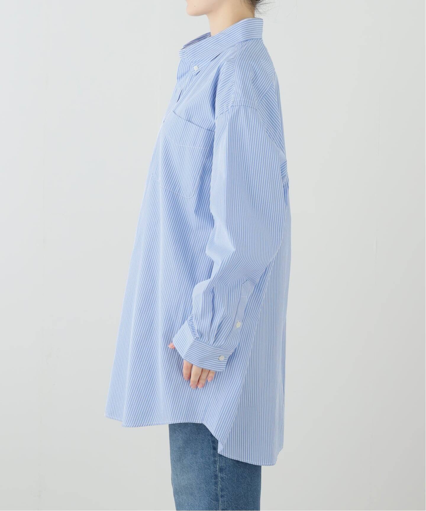 RHODOLIRION /ロドリリオン】 Double Layer Button down Shirt（シャツ 