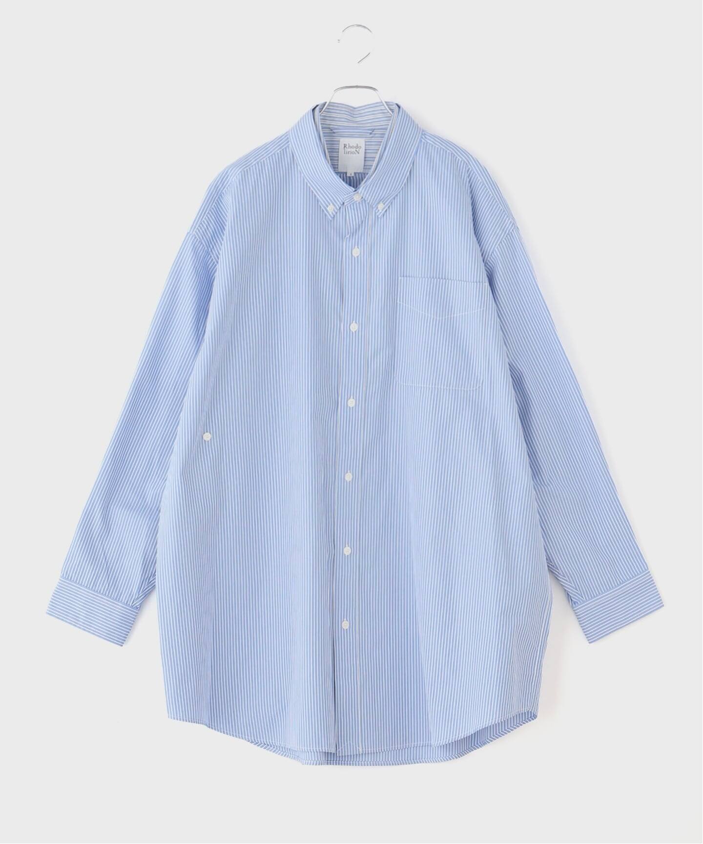RHODOLIRION /ロドリリオン】 Double Layer Button down Shirt（シャツ 