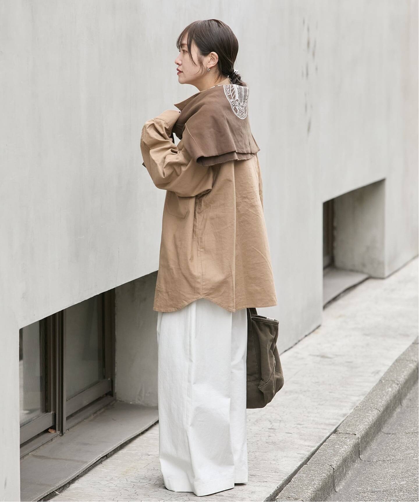 別注【ARMY TWILL/アーミーツイル】Cotton Linen Utility sh（シャツ