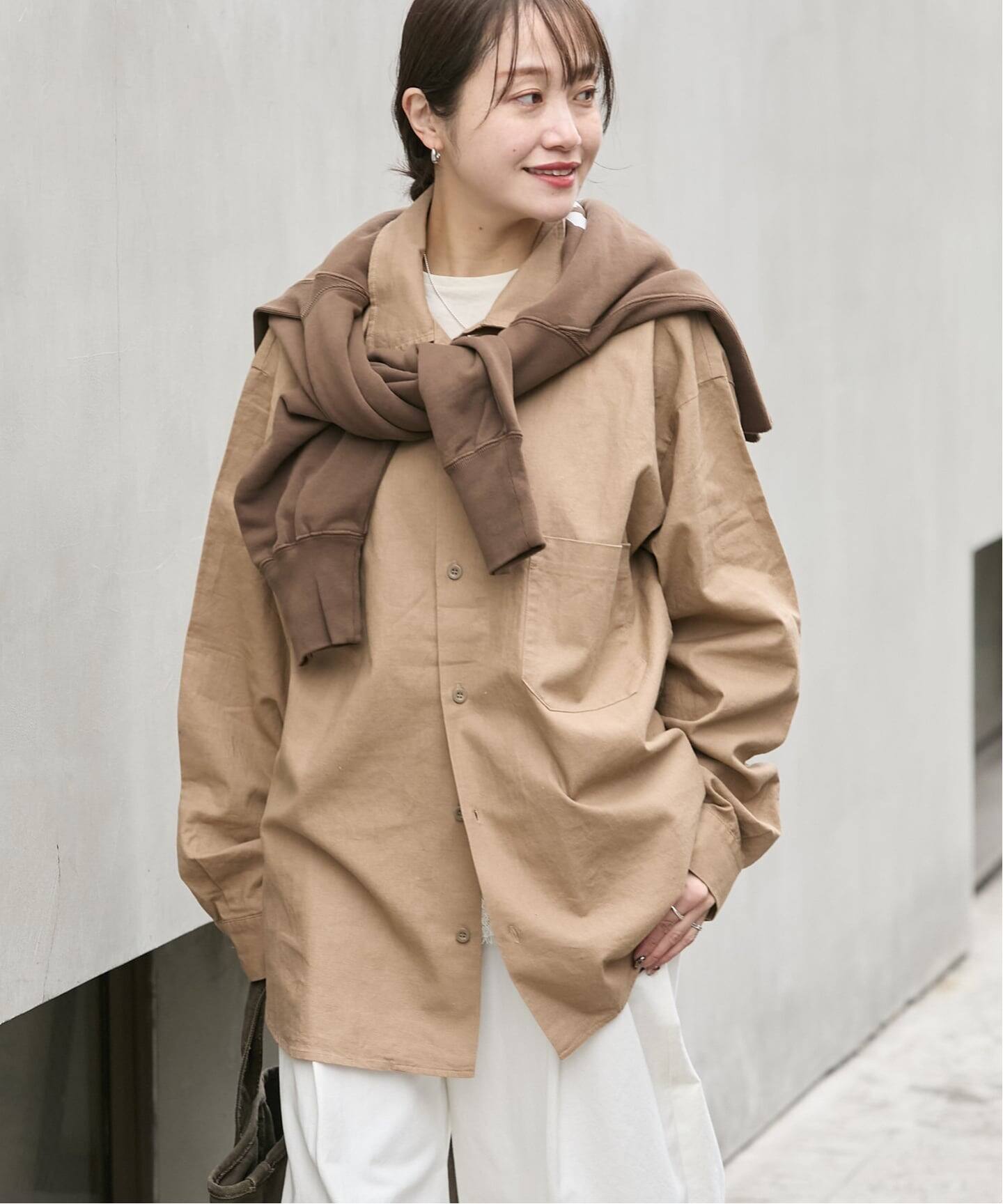 【ARMY TWILL】ジャーナルスタンダード CottonStandCort 別注【ARMY TWILL/アーミーツイル】Cotton Linen Utility sh（シャツ