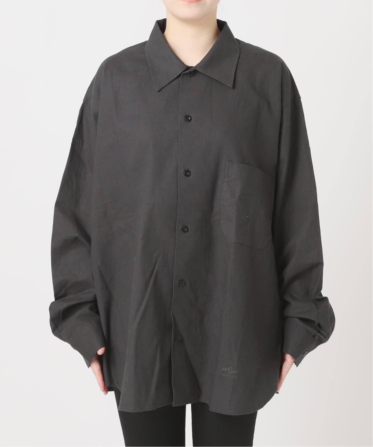 別注【ARMY TWILL/アーミーツイル】Cotton Linen Utility sh（シャツ