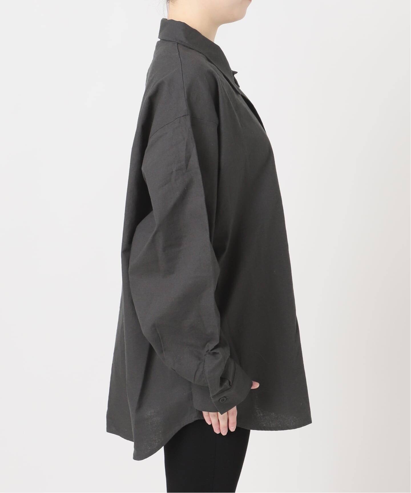 別注【ARMY TWILL/アーミーツイル】Cotton Linen Utility sh（シャツ