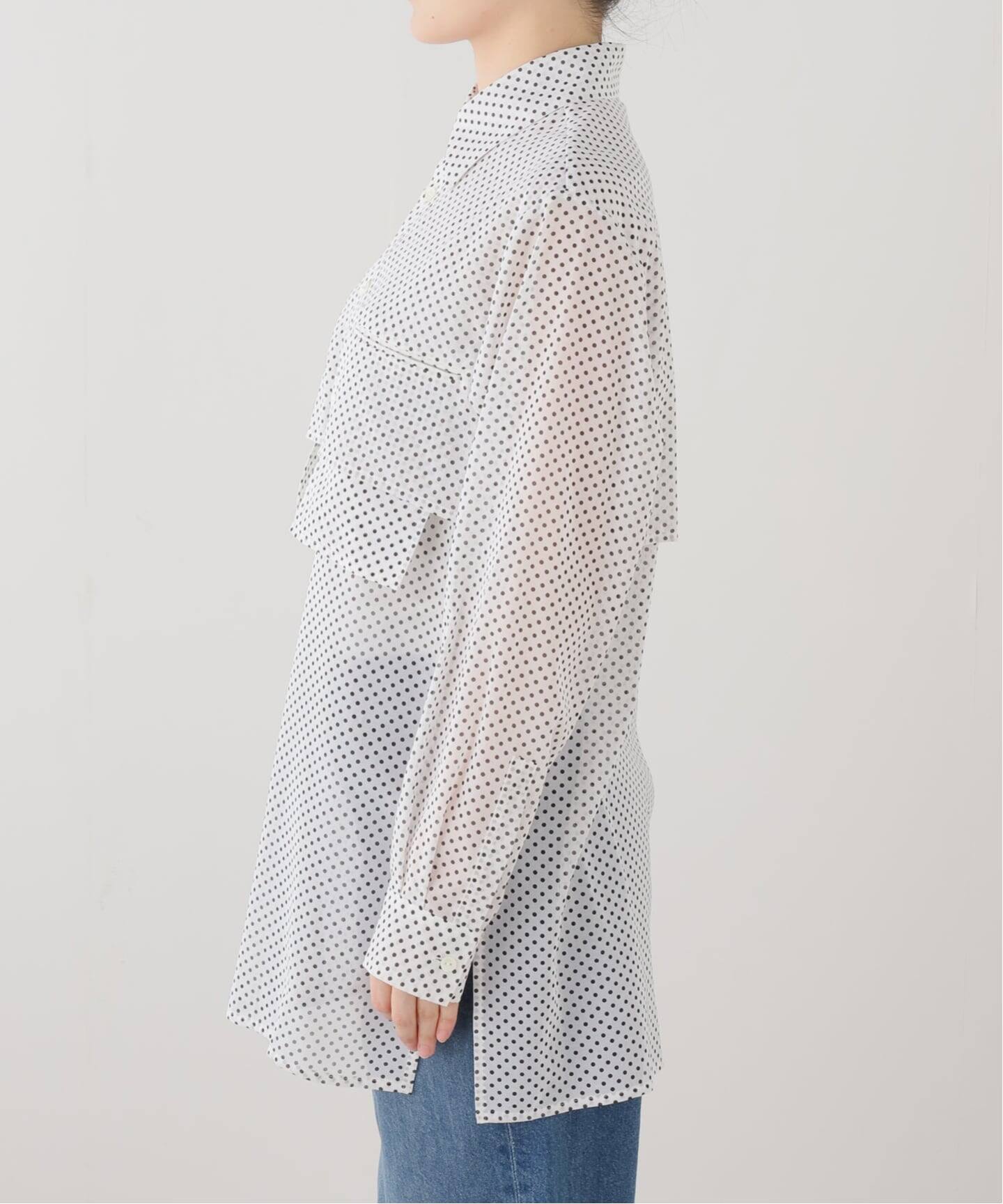 MIOSMOKEY/ミオズモーキー】PLAID SHEER LAYEAD SHIRT（シャツ 