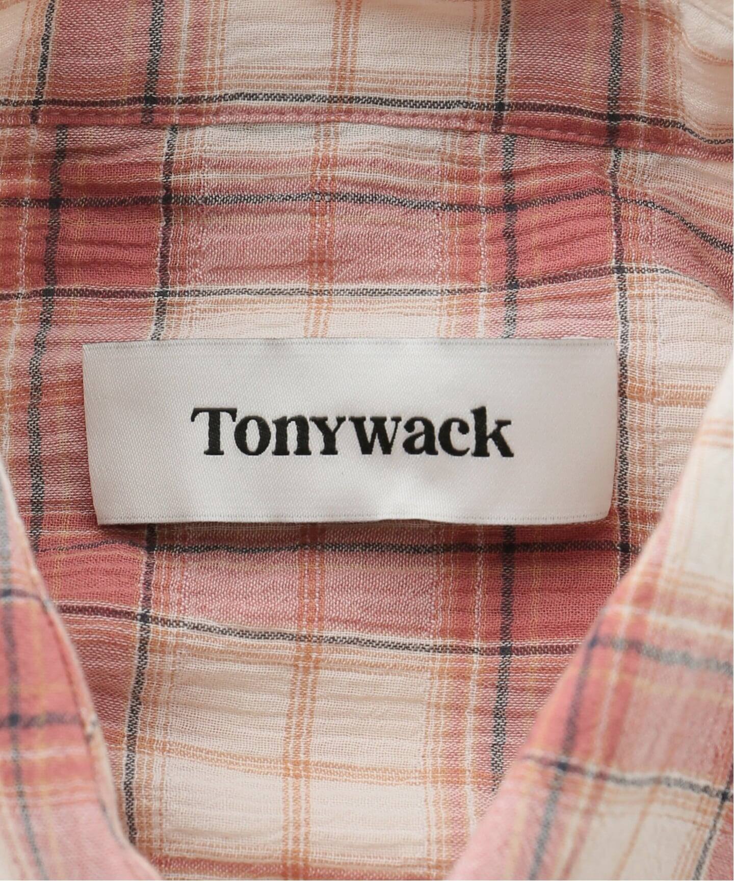 TONYWACK/トニーワック】 RAW-CUT COTTON CHECK SHIRT（シャツ 