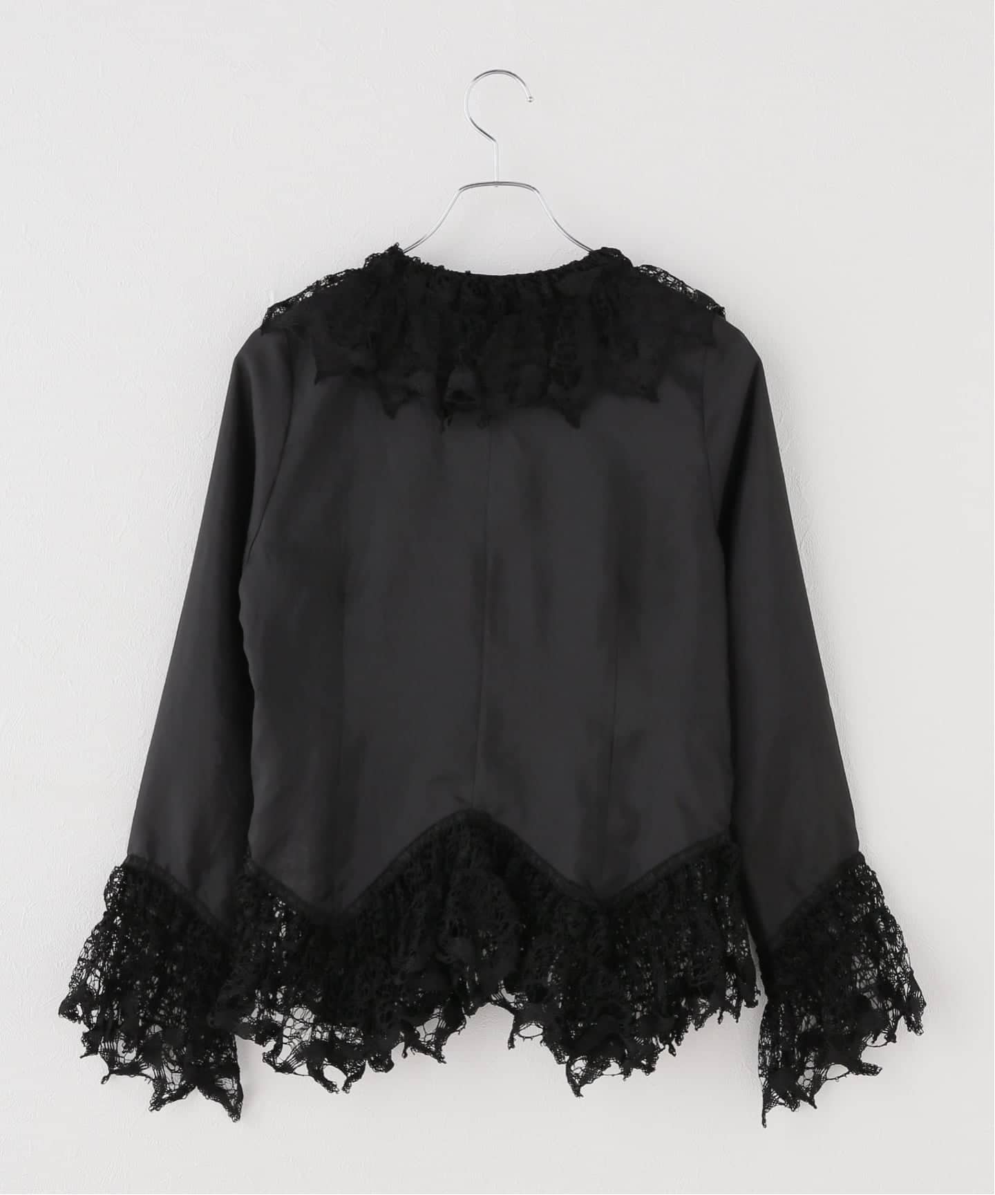 EUCHRONIA/ユークロニア】 Original Torsion lace blouse（シャツ