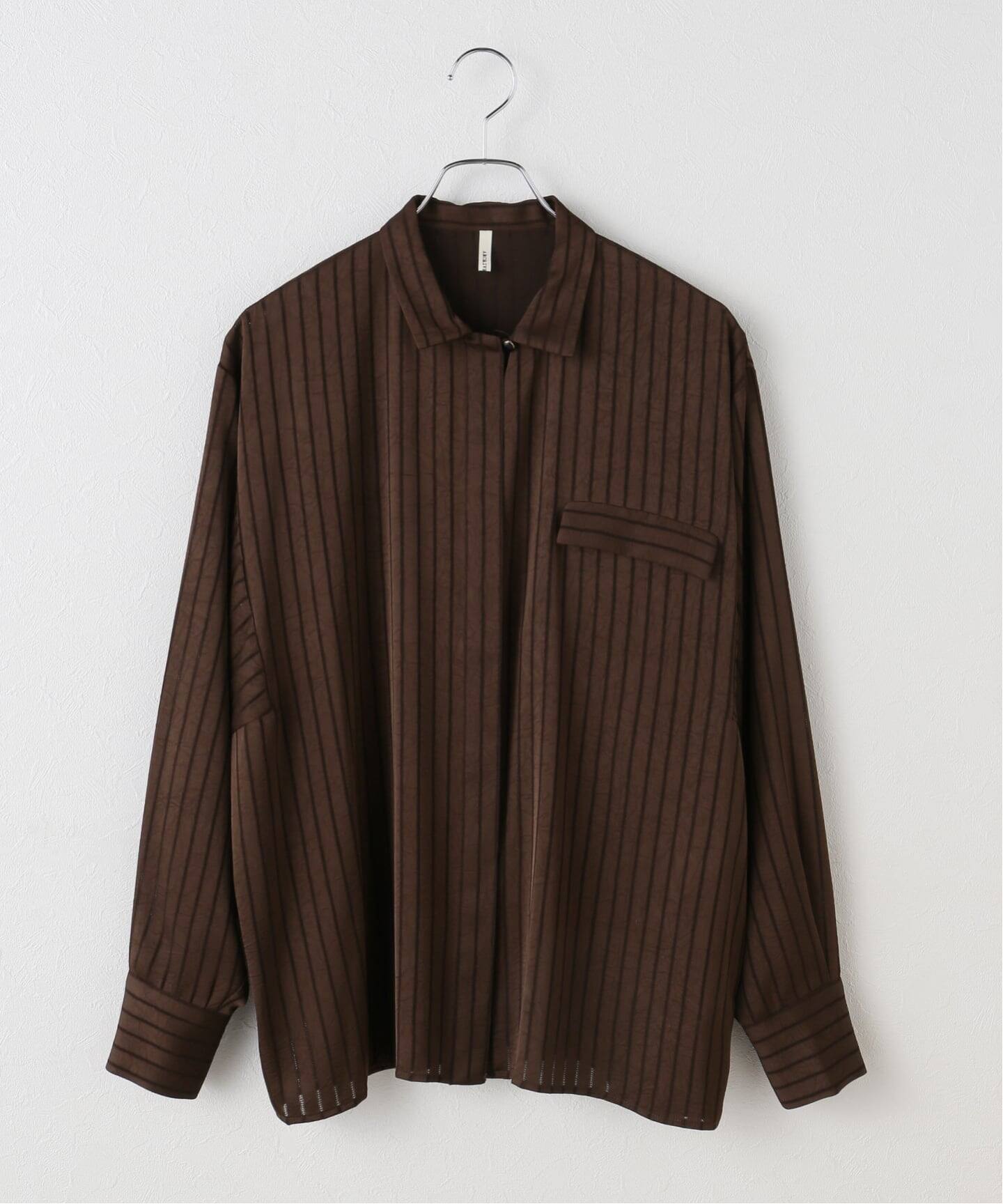 追加》【ARCHIVE STANCE/アーカイブスタンス】Satin Stripe Dolman
