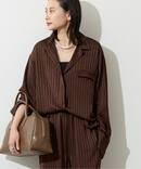 《追加》【ARCHIVE STANCE/アーカイブスタンス】Satin Stripe Dolman Shirt