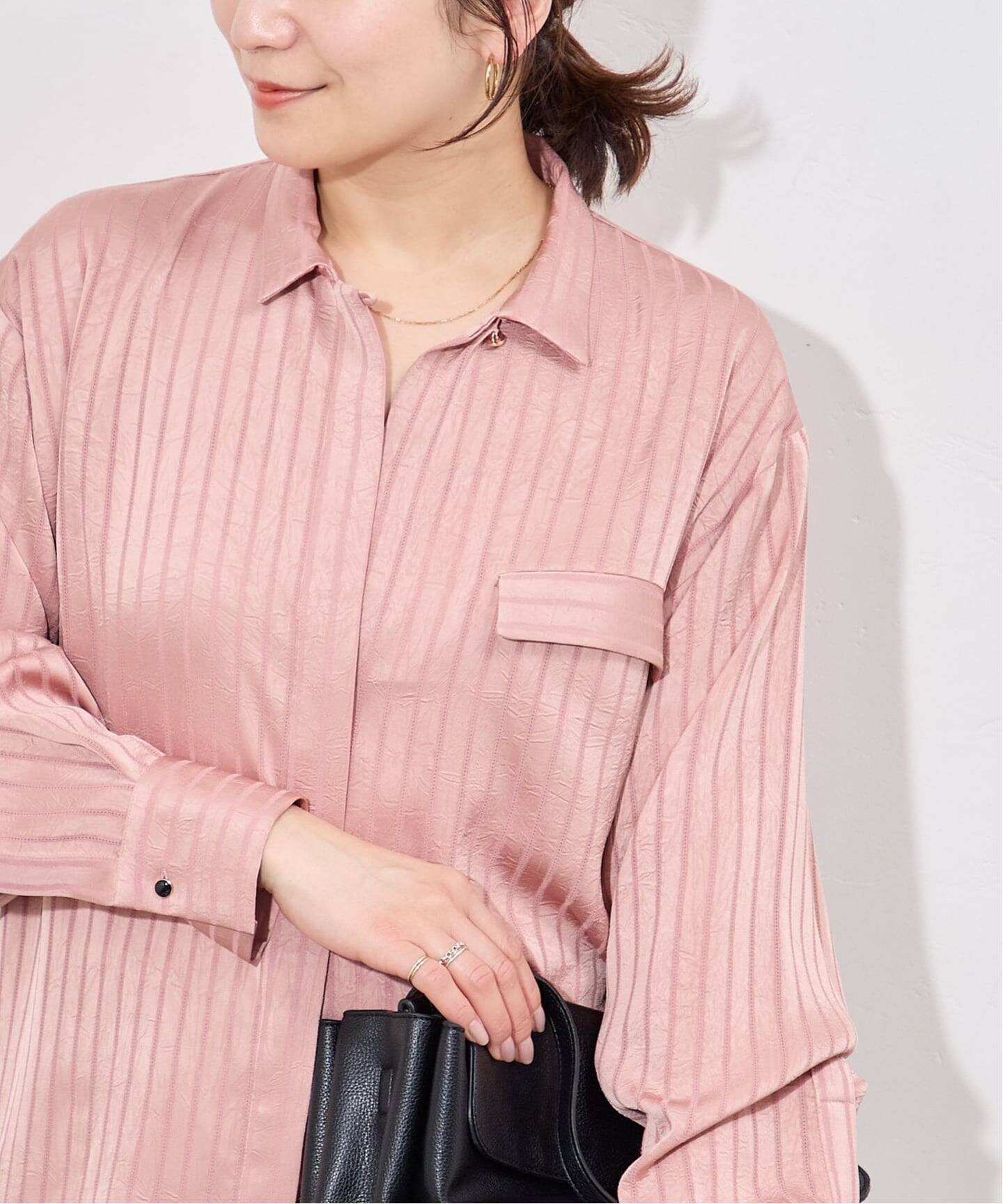 追加》【ARCHIVE STANCE/アーカイブスタンス】Satin Stripe Dolman 