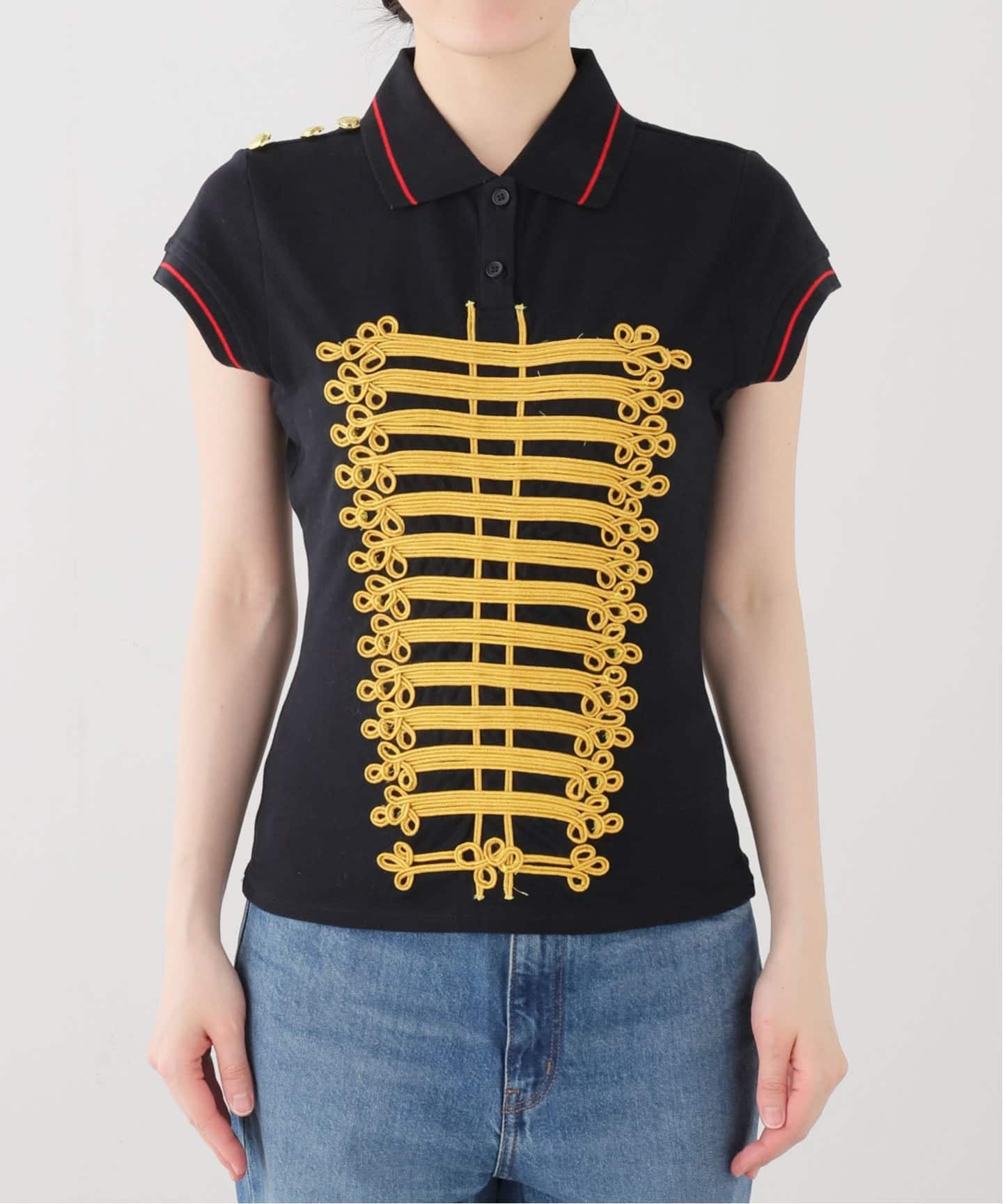 Praying/プレイング】Marching Band Womens polo shirts（シャツ