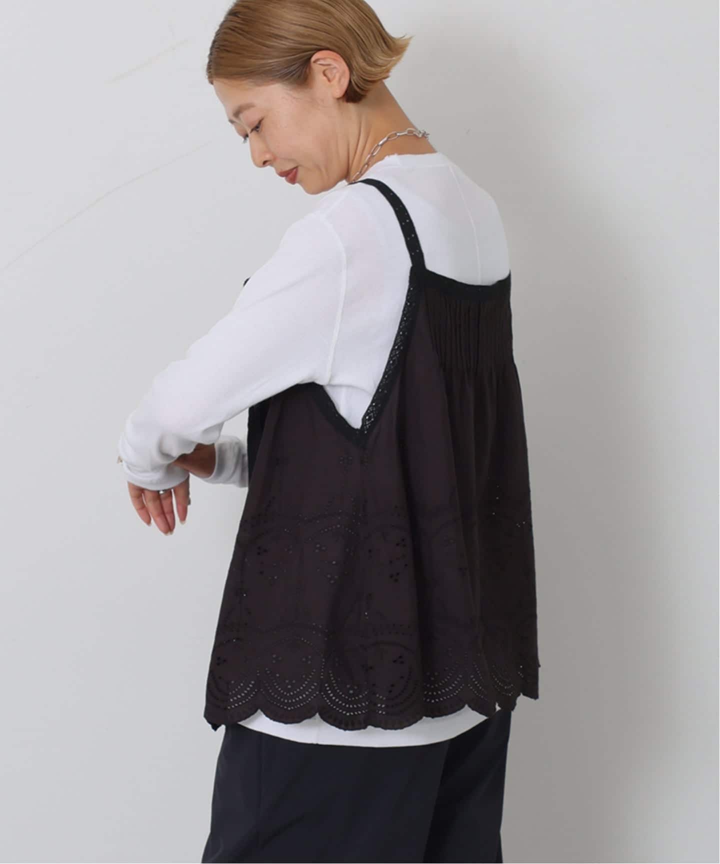 journal standard luxe☆カットワークレース キャミブラウス カットワークレース キャミブラウス（シャツ／ブラウス）｜journal