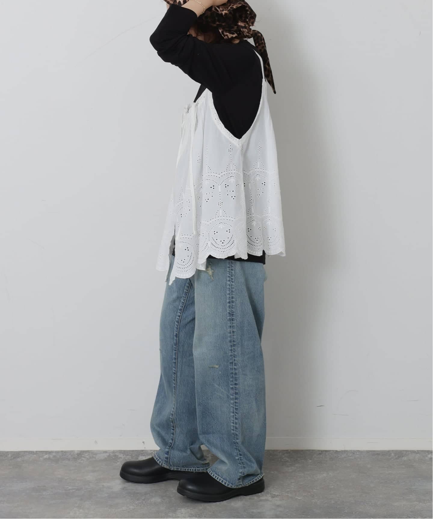 カットワークレース キャミブラウス（シャツ／ブラウス）｜journal