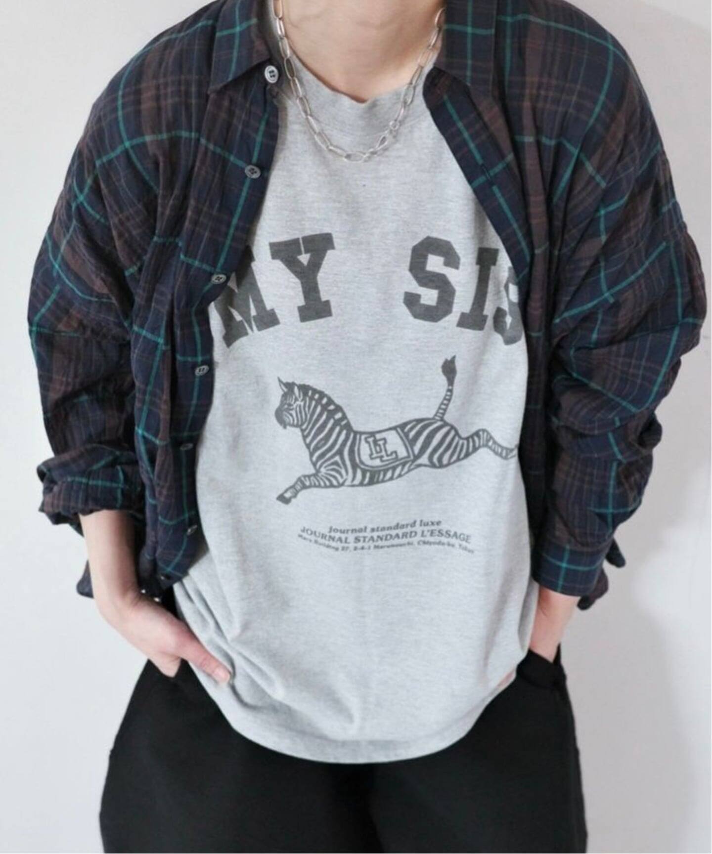 journal standard LUXE シャーリングチェックBigシャツ JOURNAL STANDARD LUXE（ジャーナルスタンダード ラックス） ブラウス