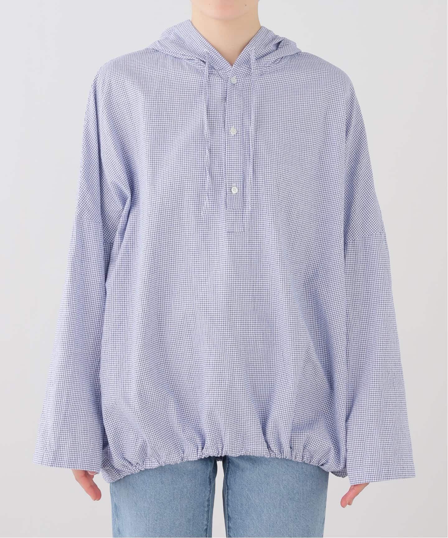 美品！ジャーナルスタンダードラックス　フードシャツ　かぐれ OX フードシャツ（シャツ／ブラウス）｜journal standard luxe