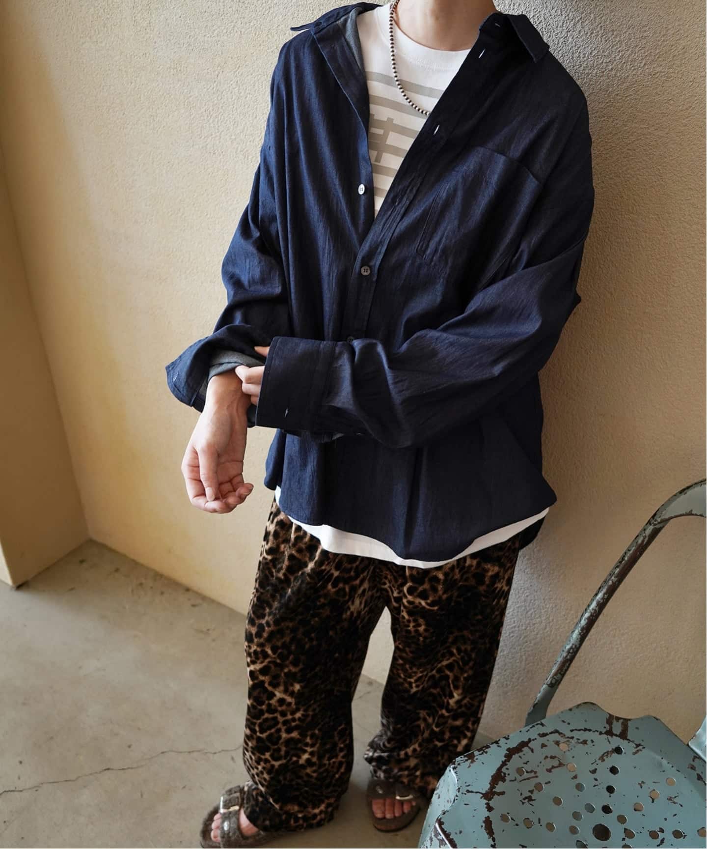 ライトozデニム レギュラーカラーシャツ（シャツ／ブラウス）｜journal