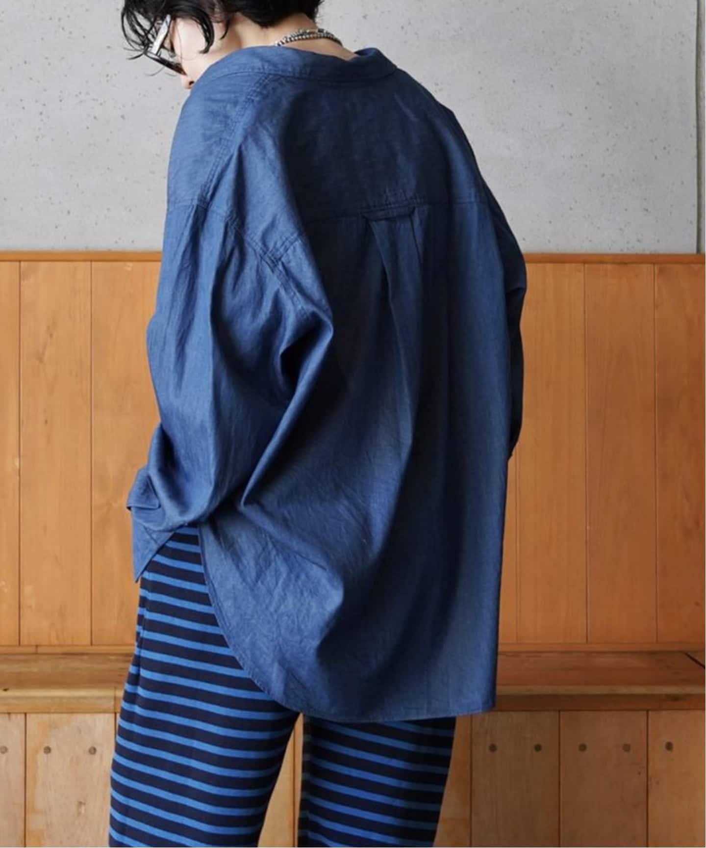 ライトozデニム レギュラーカラーシャツ（シャツ／ブラウス）｜journal