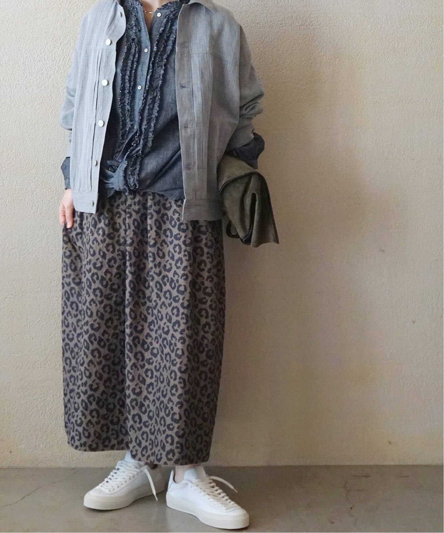 新品　ジャーナルスタンダードラックス　シャンブレーフリルブラウス　白 追加予約》CLシャンブレー フリルブラウス（シャツ／ブラウス