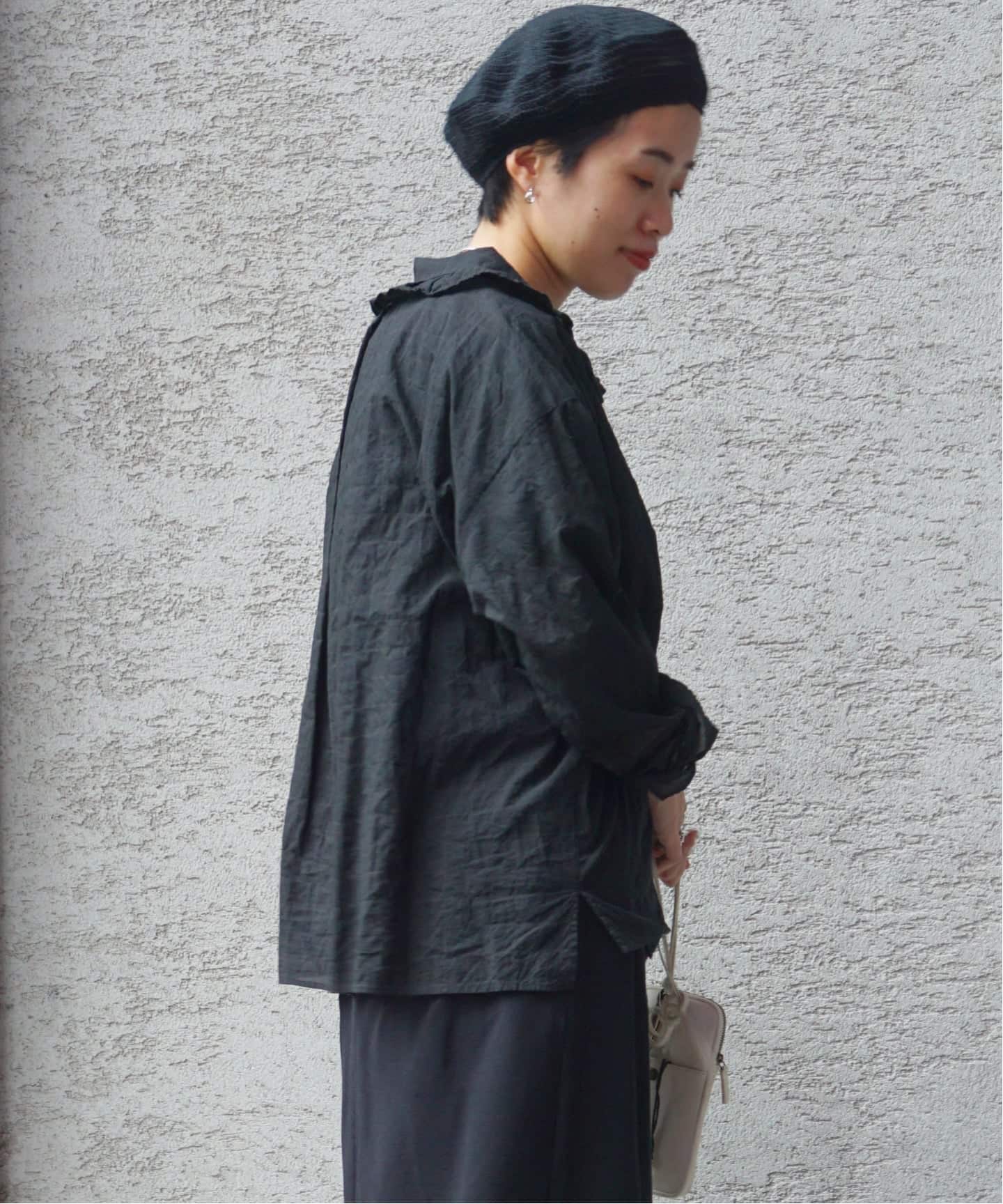 journal standard luxe ローンフリルシャツ シャーリングローン フリルブラウス（シャツ／ブラウス）｜journal