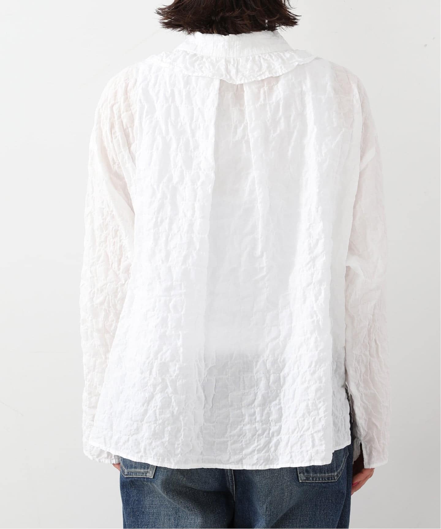 journal standard luxe ローンフリルシャツ シャーリングローン フリルブラウス（シャツ／ブラウス）｜journal