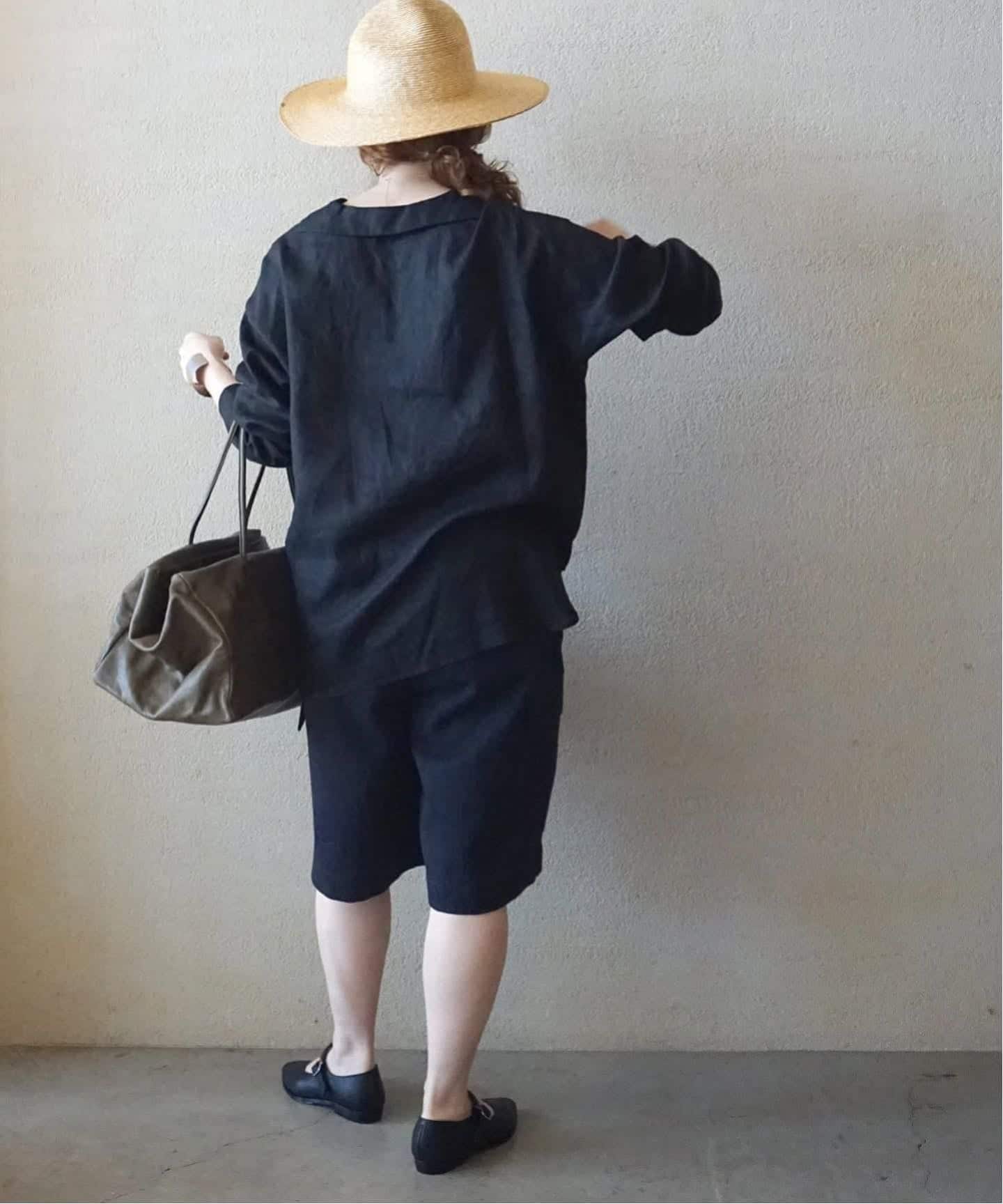 追加》ソフトリネン セーラーシャツ（シャツ／ブラウス）｜journal