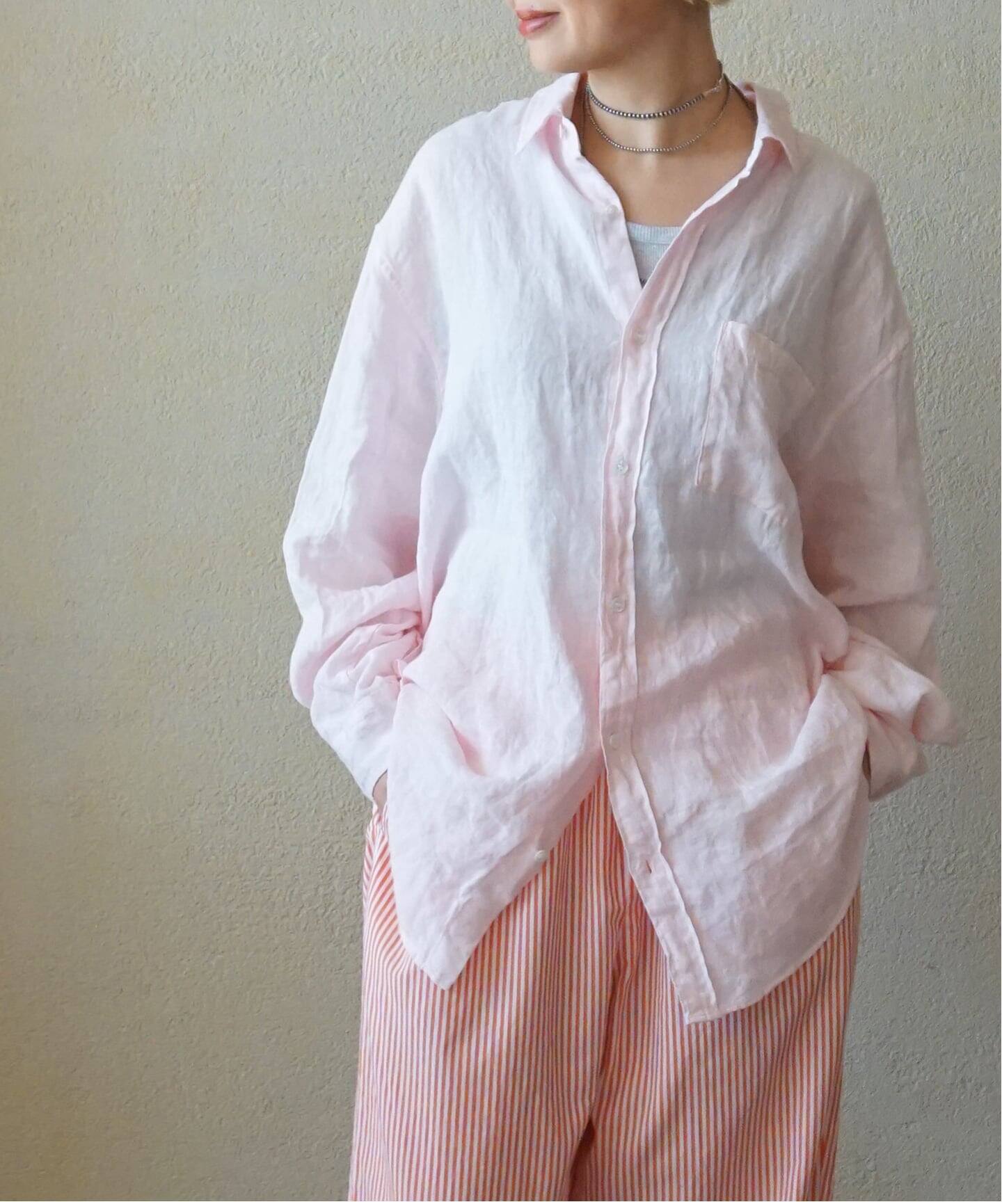 エアリネン Plainシャツ（シャツ／ブラウス）｜journal standard luxe 