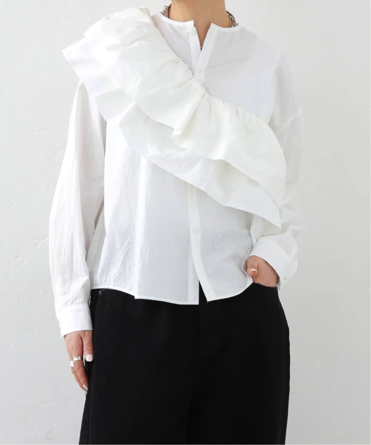kalina,s frill SHいまだけ最終格安値 Kalina's frill SH（シャツ／ブラウス）｜journal standard luxe