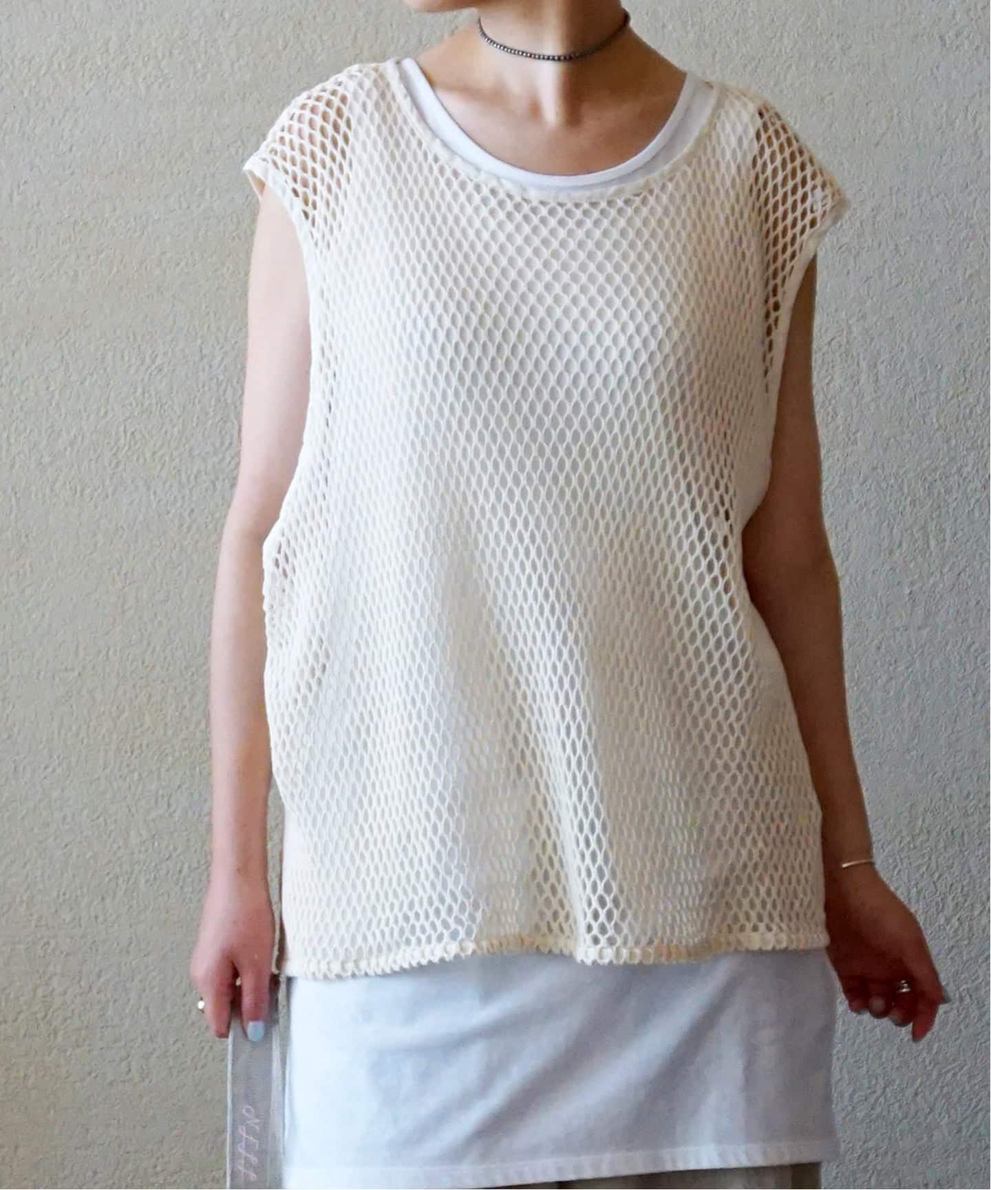新品journal standard luxeメッシュ タンク　アイボリー メッシュ タンク（その他トップス）｜journal standard luxe