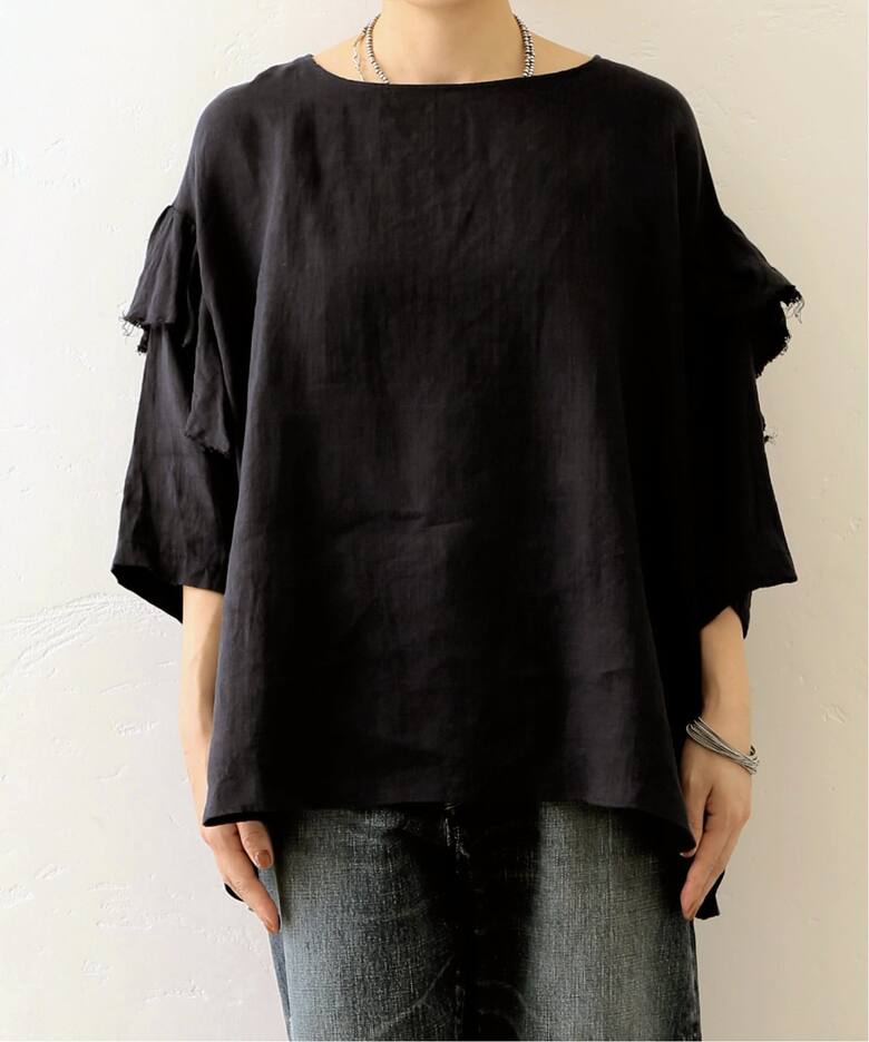 60リネン スリーブフリルプル（シャツ／ブラウス）｜journal standard 