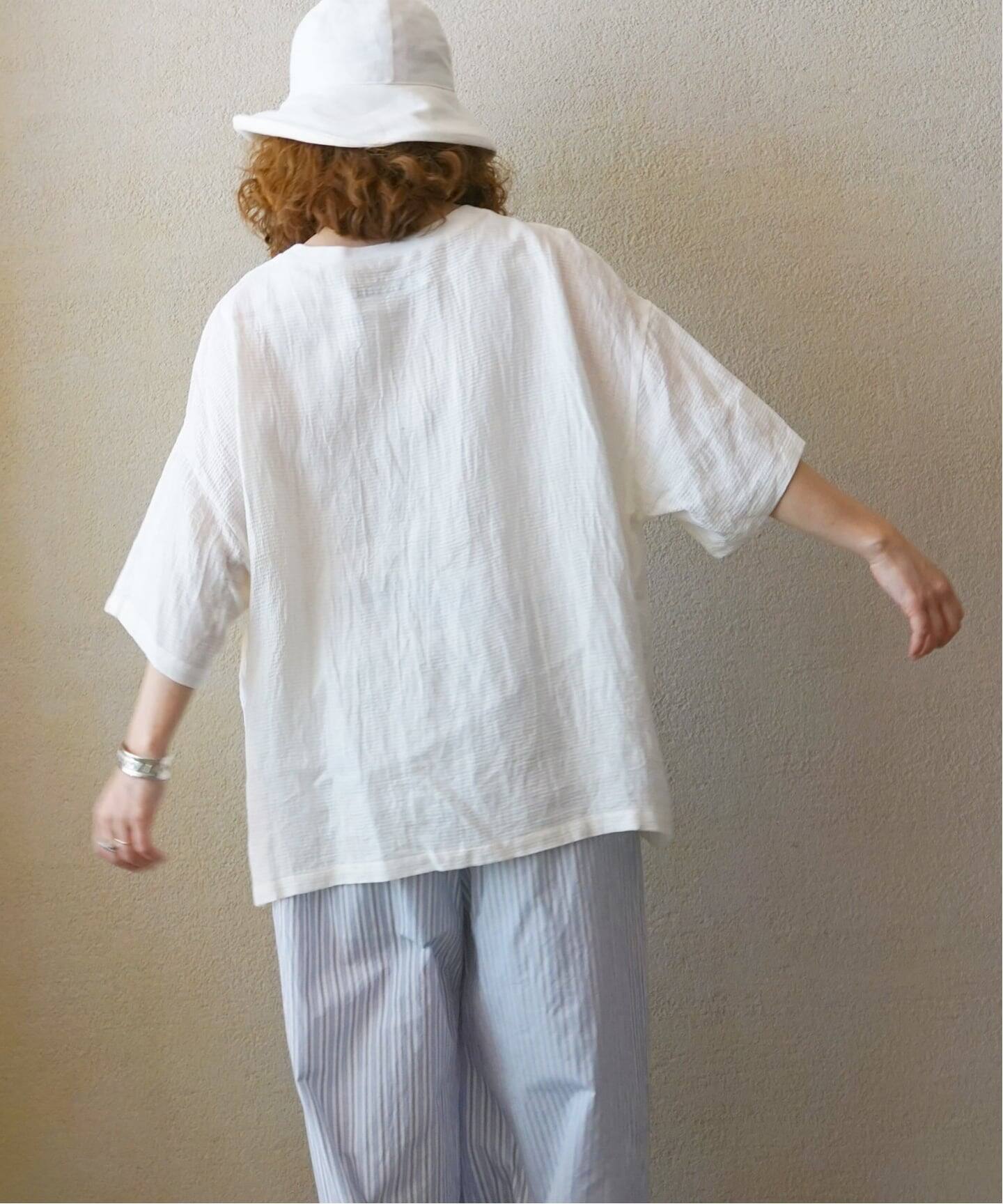 リネンワッフル crewpull（シャツ／ブラウス）｜journal standard luxe