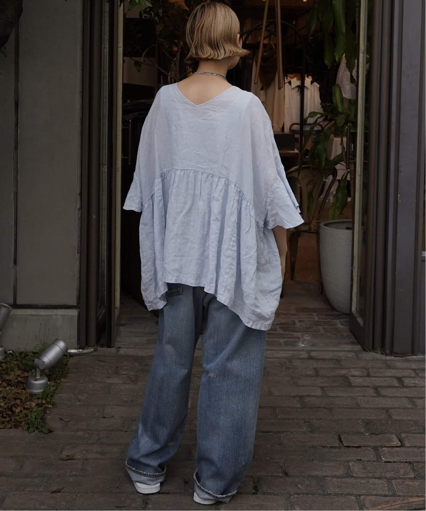 60リネン ギャザープル（シャツ／ブラウス）｜journal standard luxe