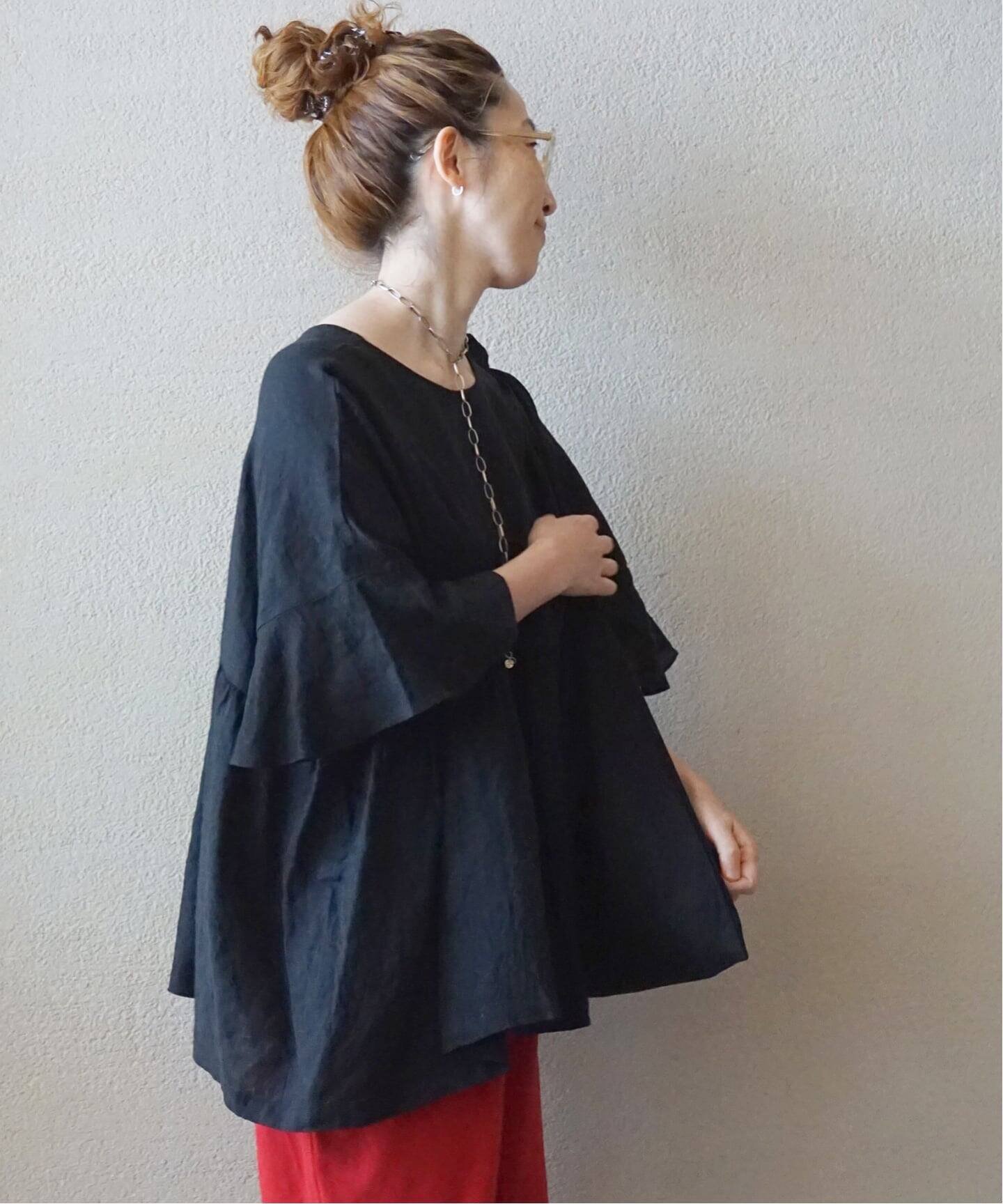 60リネン ギャザープル（シャツ／ブラウス）｜journal standard luxe 