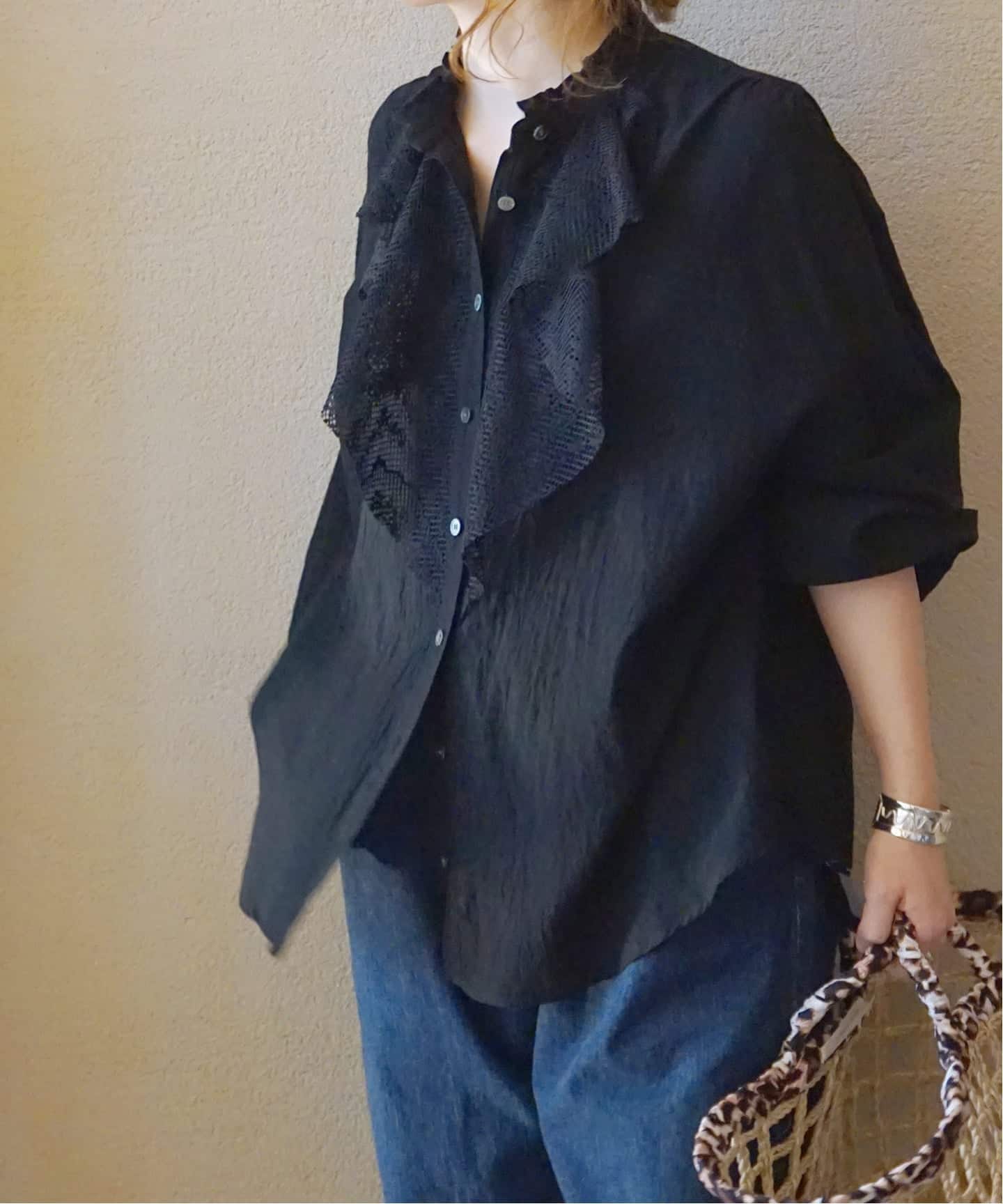 ラッフルフリルレースブラウス（シャツ／ブラウス）｜journal standard