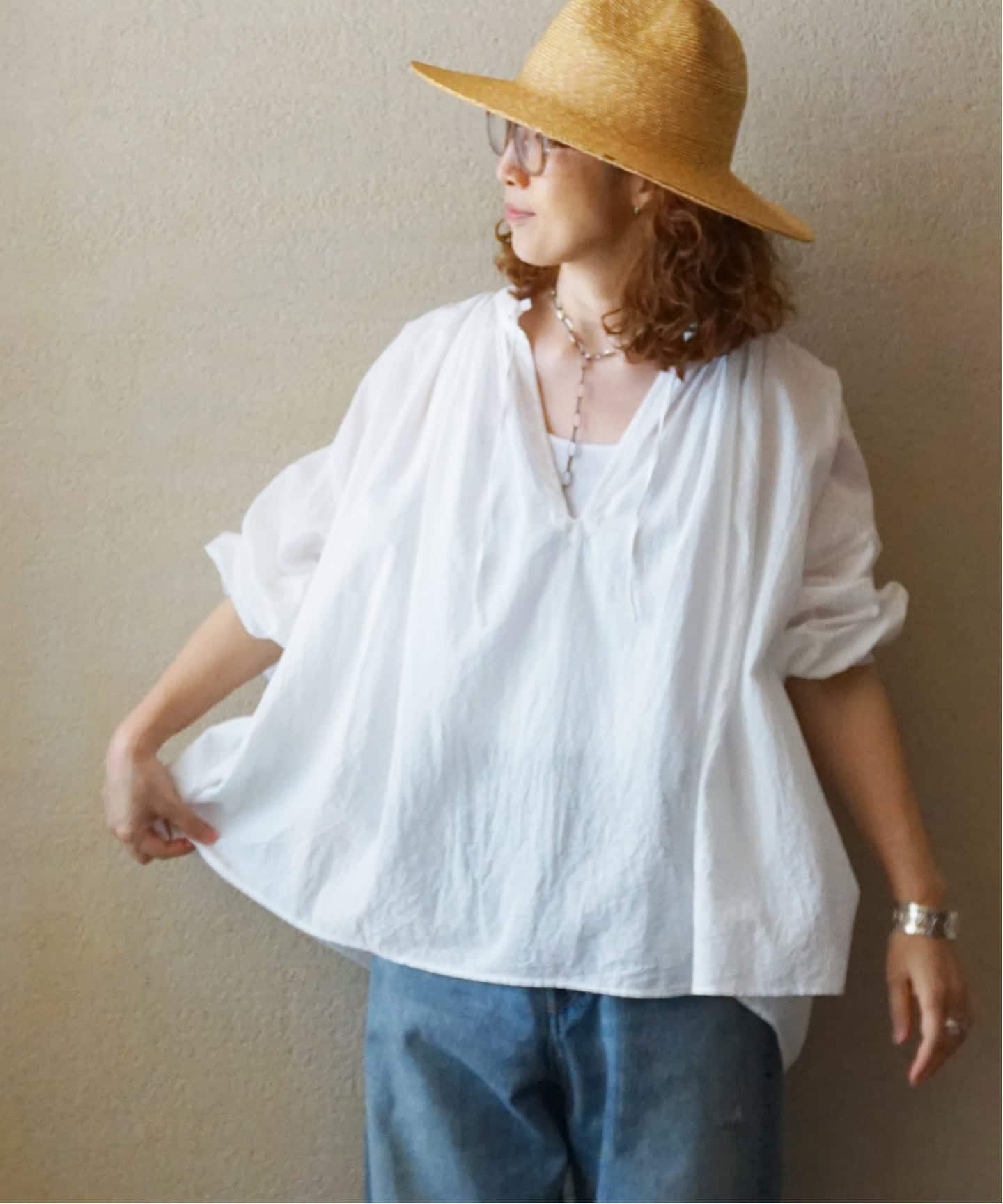 ローンギャザーブラウス（シャツ／ブラウス）｜journal standard luxe