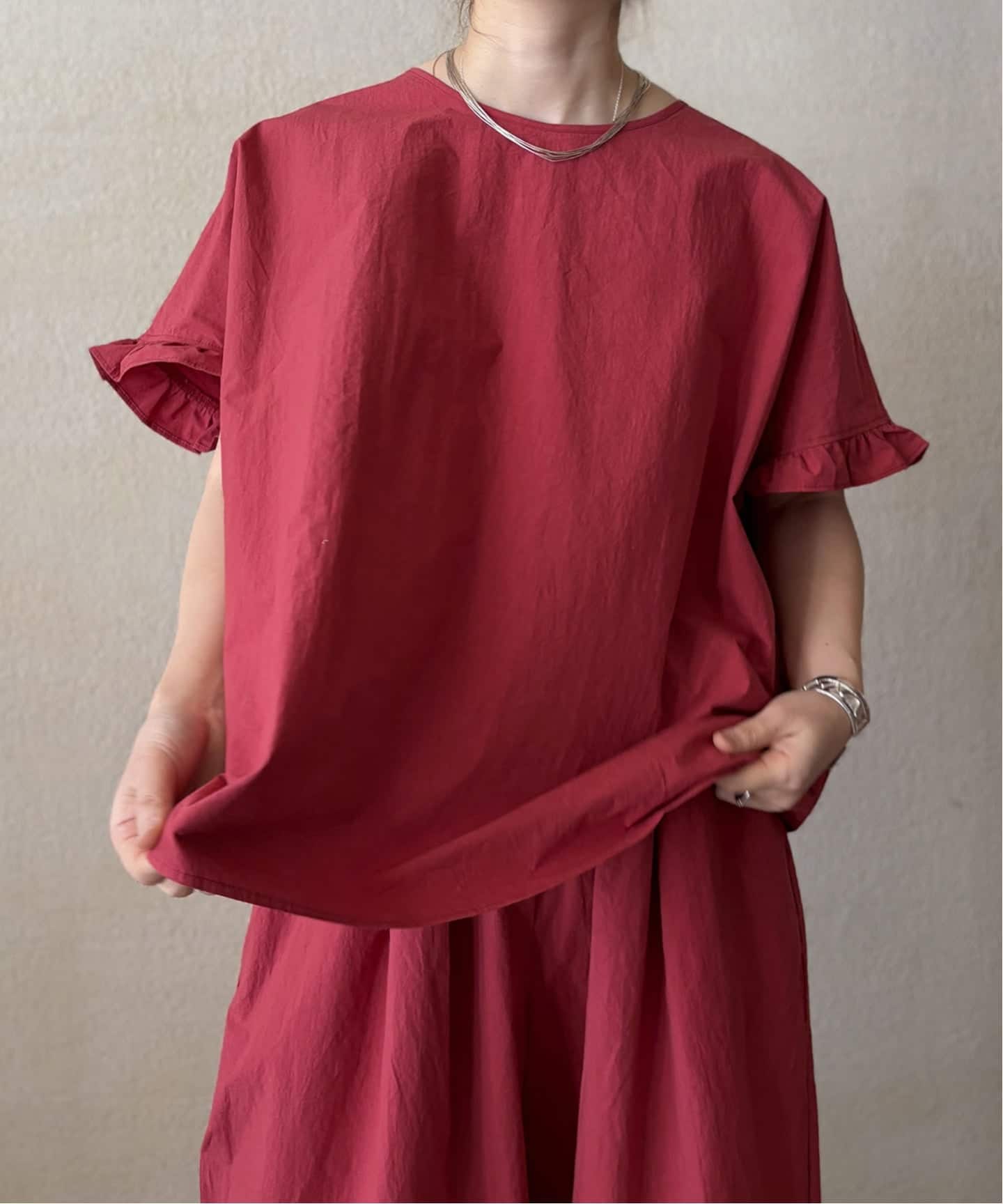 j.s luxe タイプライタースキッパーシャツ➕フリルシャツ タイプライターフリルTOP（シャツ／ブラウス）｜journal standard luxe