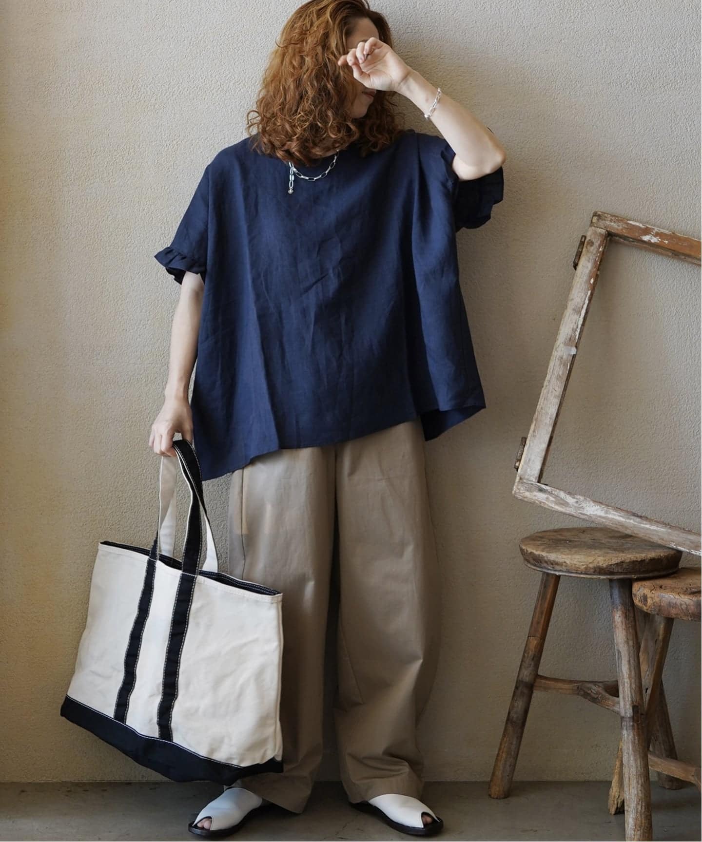 リネンフリルTOP（シャツ／ブラウス）｜journal standard luxe