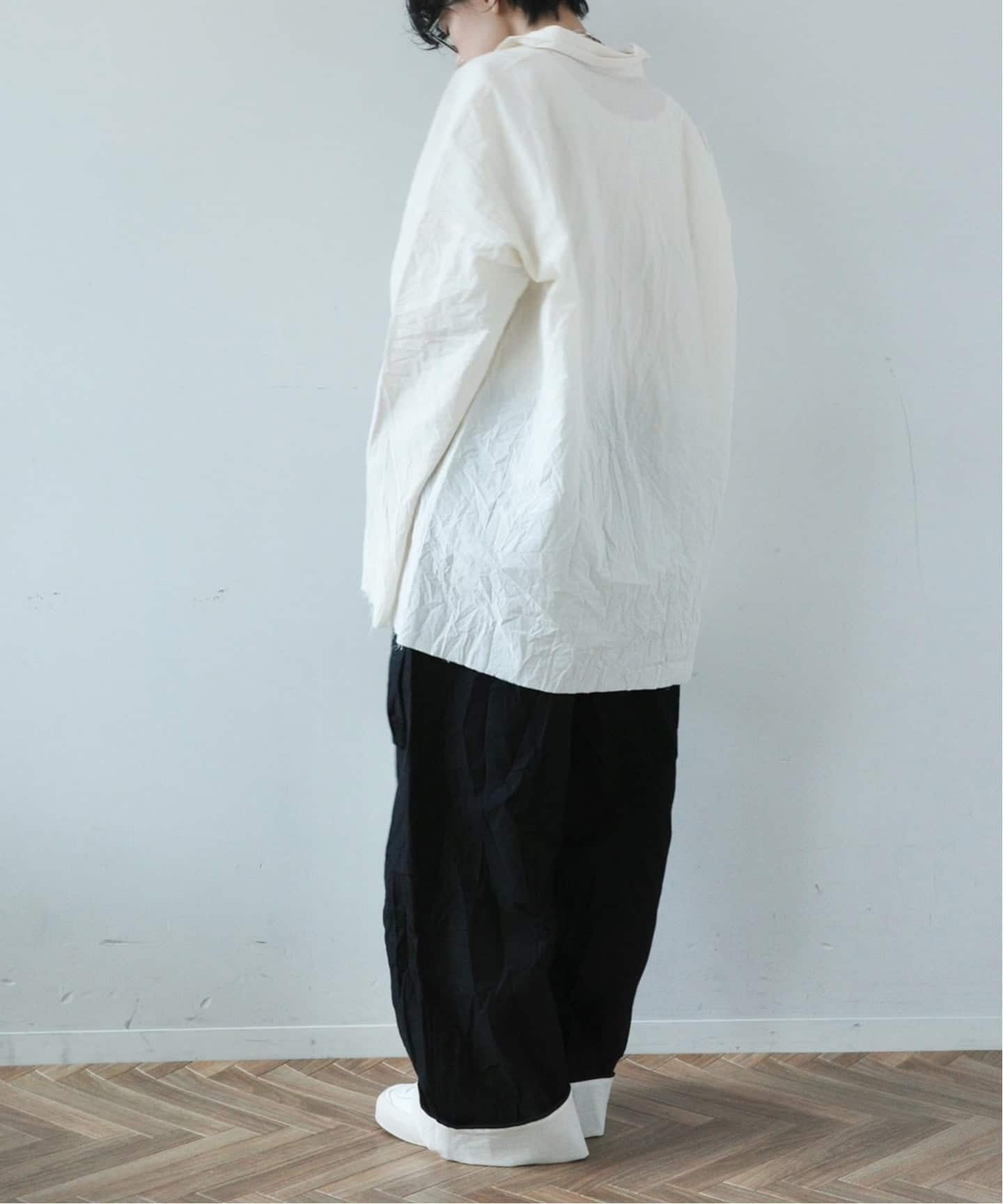 album di famiglia】 UNISEX COLLAR SHIRT LW（シャツ／ブラウス