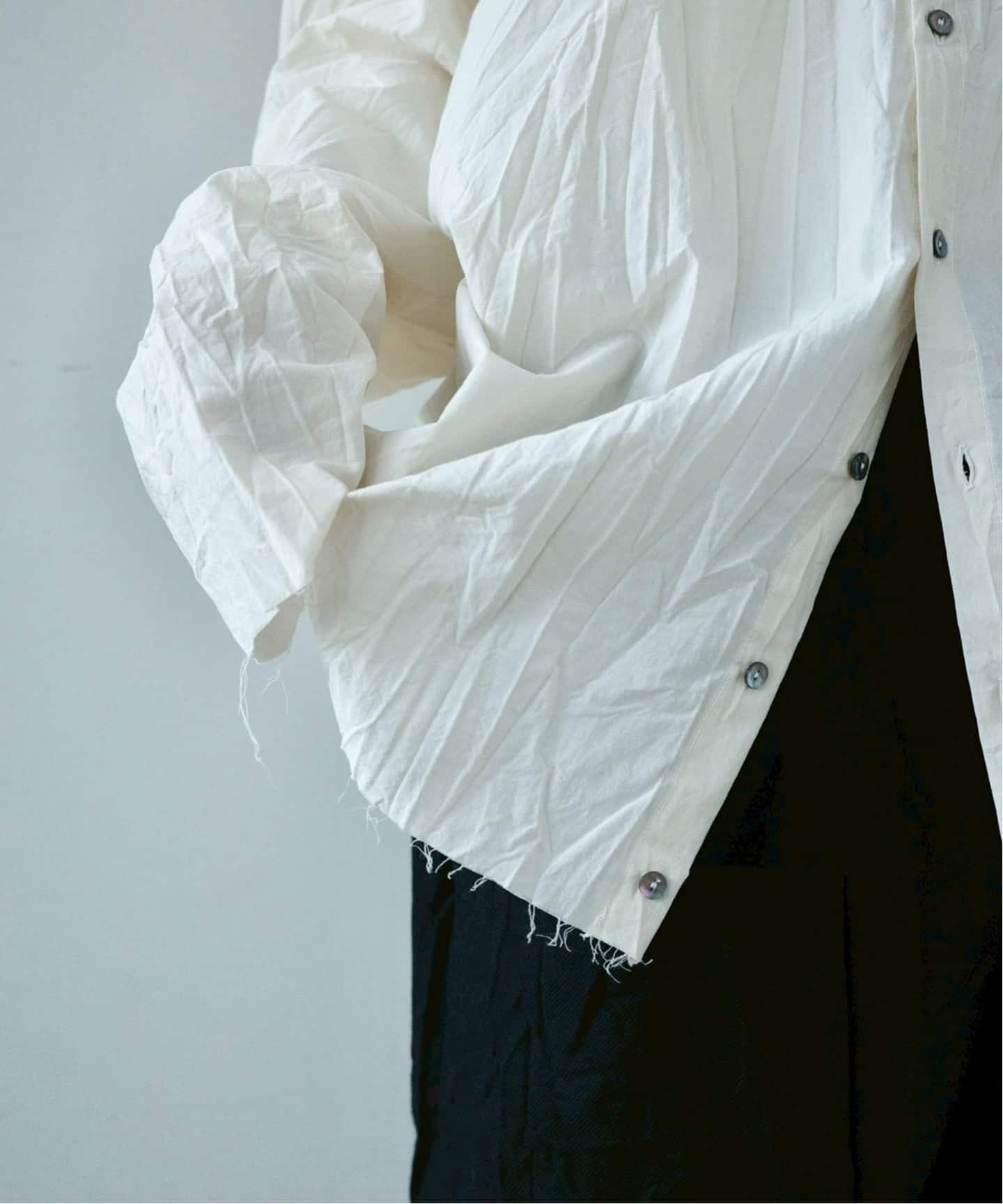 album di famiglia】 UNISEX COLLAR SHIRT LW（シャツ／ブラウス