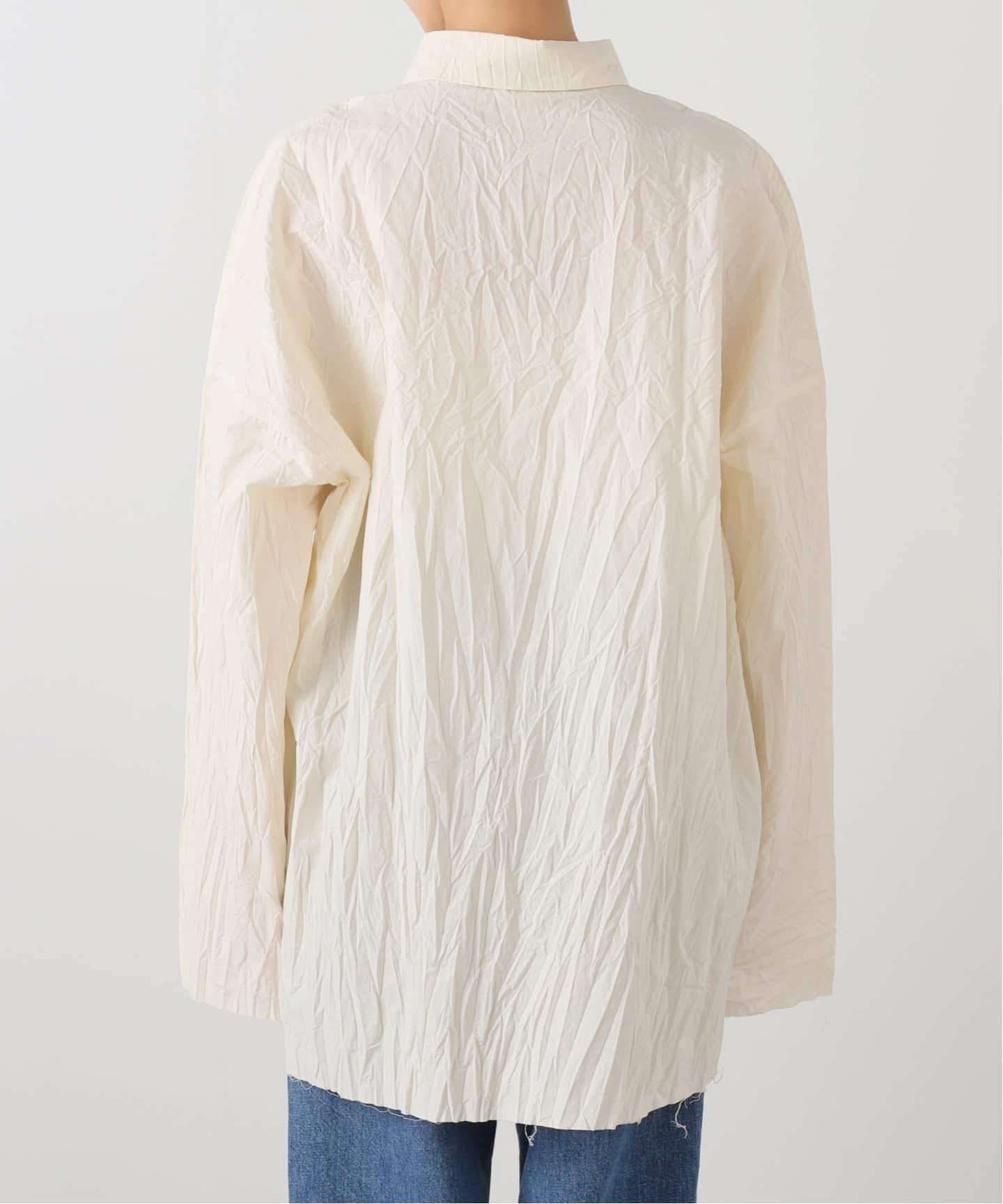 album di famiglia】 UNISEX COLLAR SHIRT LW（シャツ／ブラウス