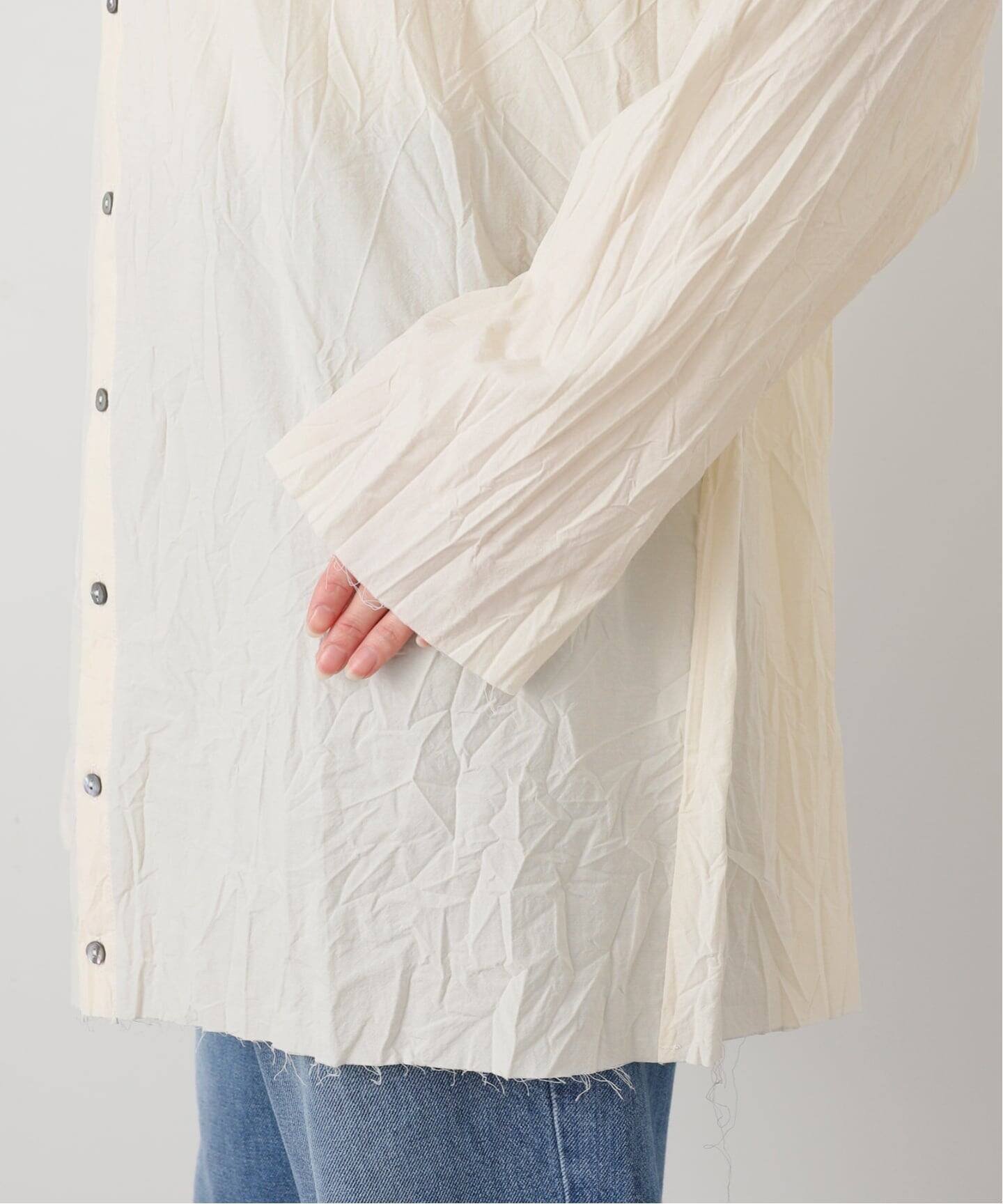 album di famiglia】 UNISEX COLLAR SHIRT LW（シャツ／ブラウス