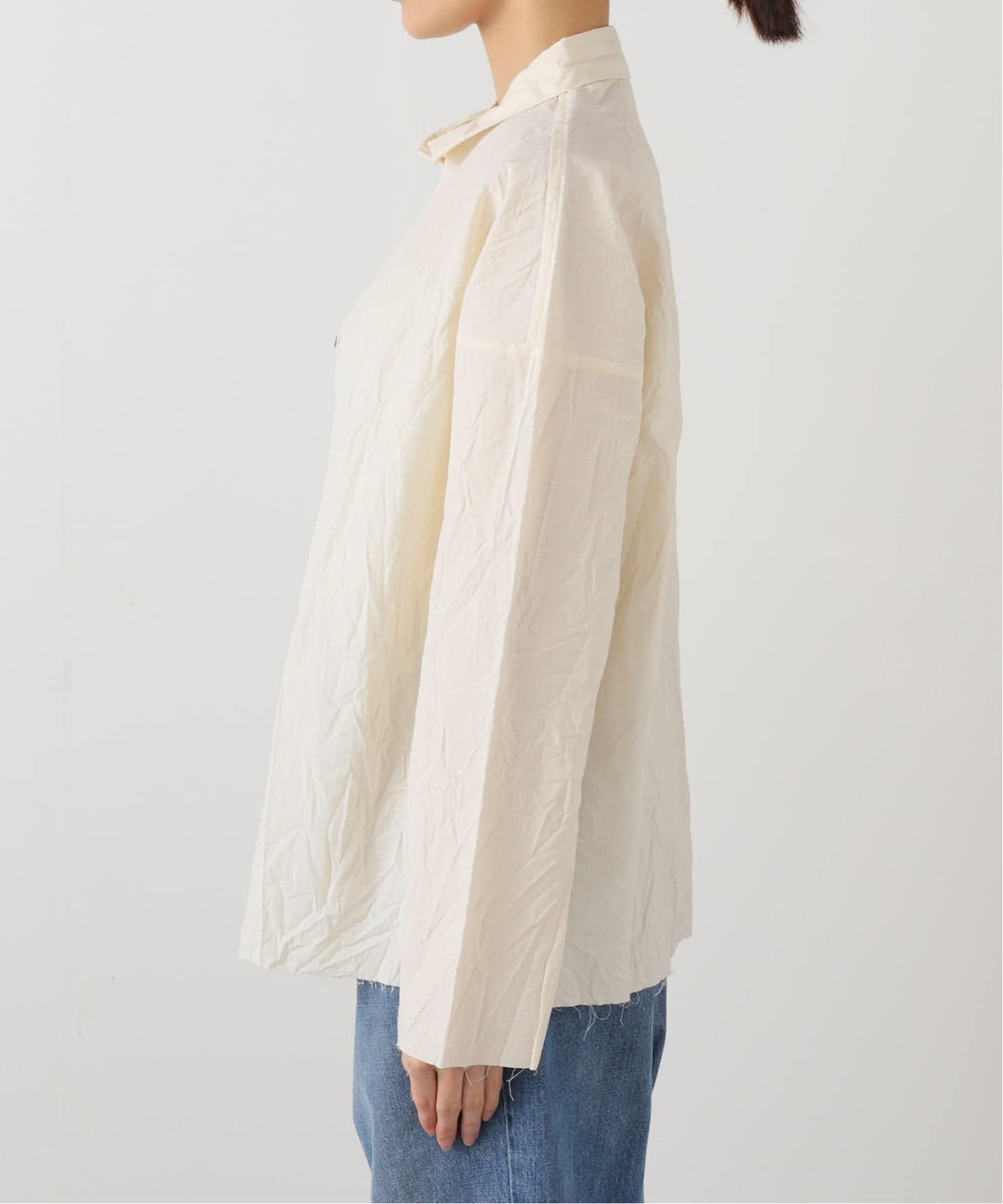 album di famiglia】SHORT COLLAR SHIRT LWR（シャツ／ブラウス